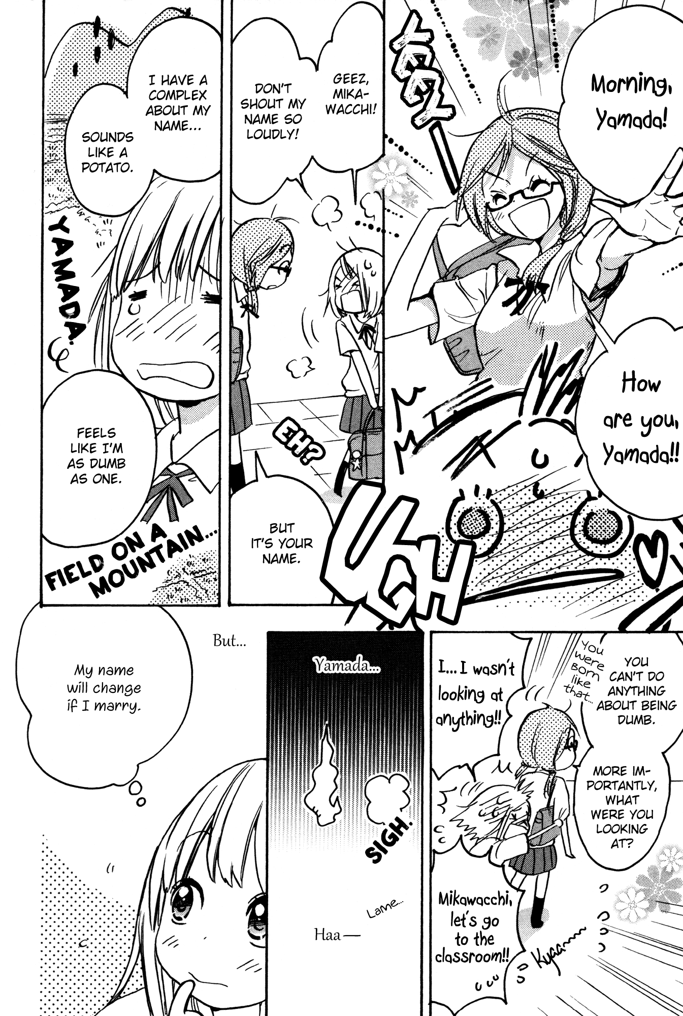Asagao to Kase-san. Chapter 1.2 page 11 - Chapter 1 v2 : Morning Glory and Kase-san