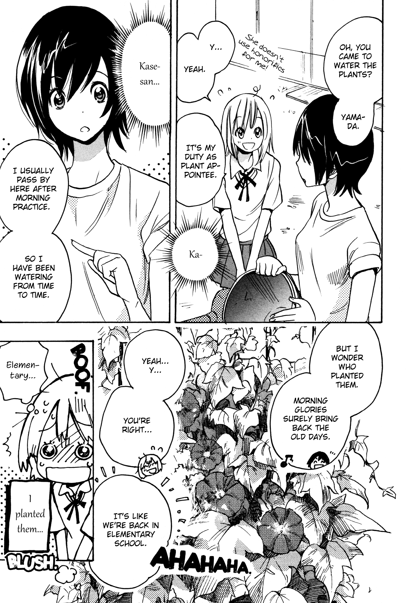 Asagao to Kase-san. Chapter 1.2 page 6 - Chapter 1 v2 : Morning Glory and Kase-san