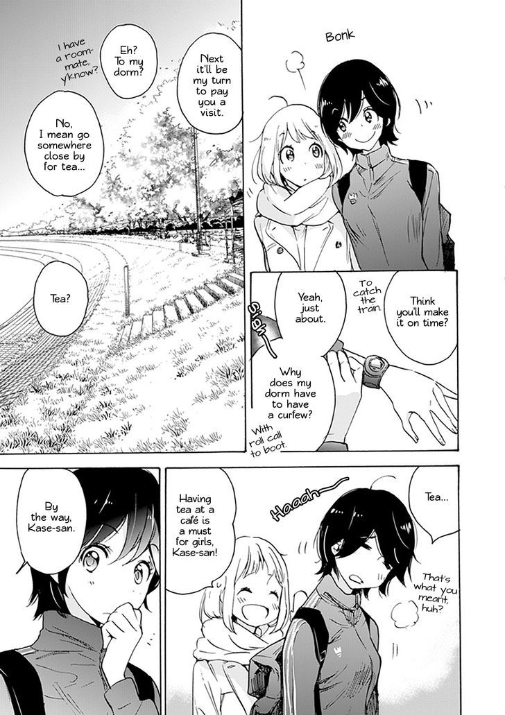 Asagao to Kase-san. Chapter 24 page 15 - Chapter 24 : Cherry Blossoms and Kase-san (Part 3)