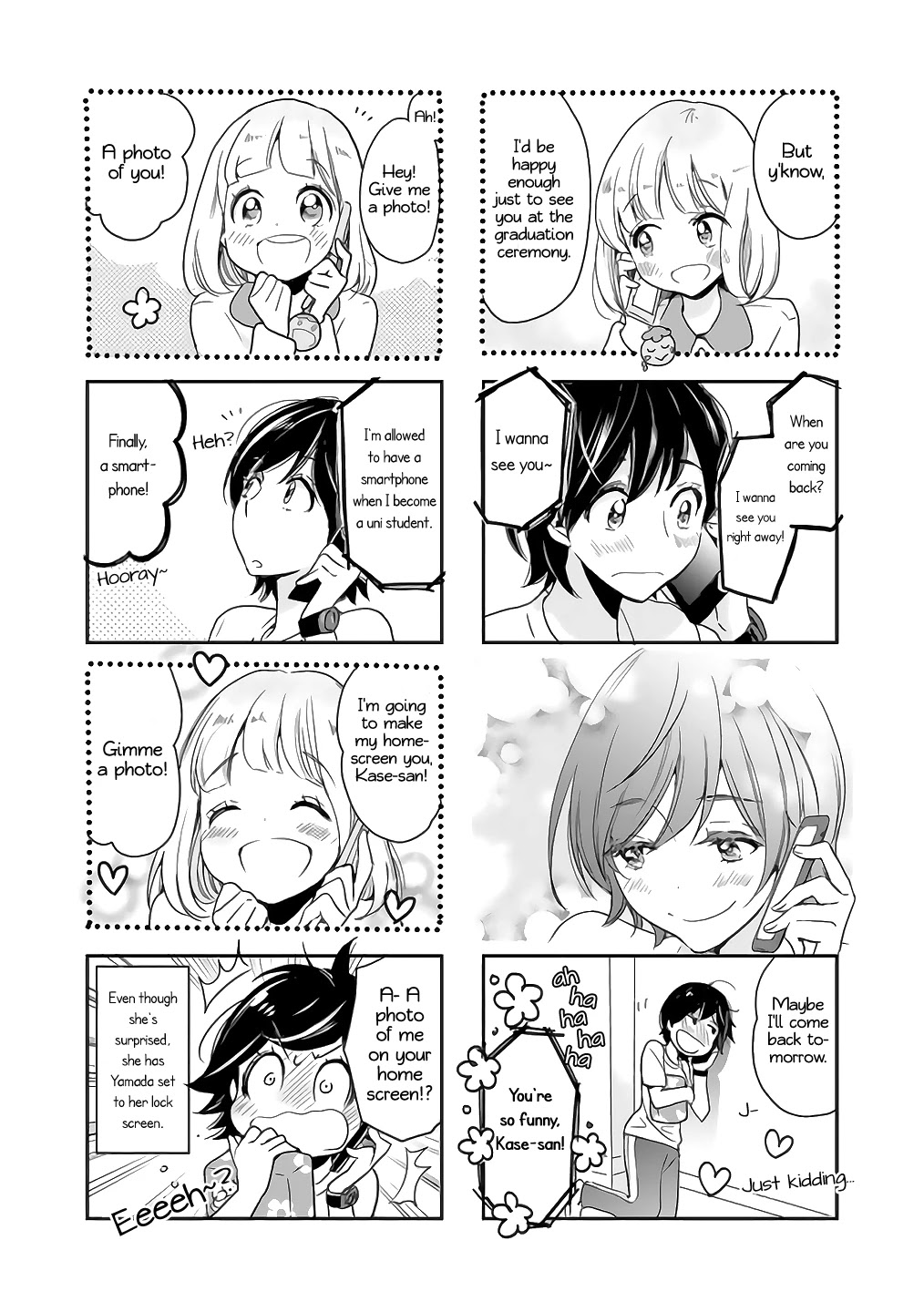 Asagao to Kase-san. Chapter 25 page 10 - Chapter 25: Going to Tokyo and Kase-San