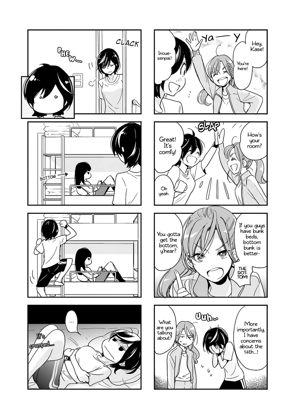 Asagao to Kase-san. Chapter 25 page 6 - Chapter 25: Going to Tokyo and Kase-San