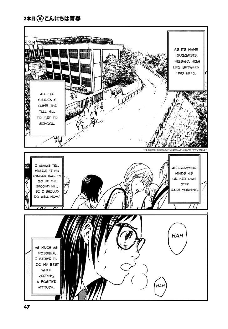 Asahinagu Chapter 2 page 1 - Chapter 2 : Hello, My Youth