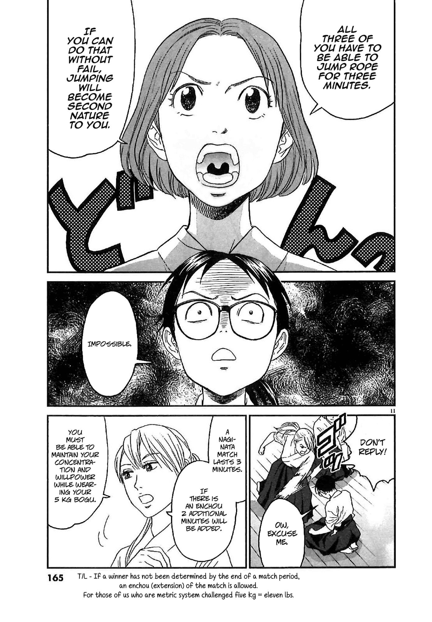 Asahinagu Chapter 7 page 11 - Chapter 7 : The girl who can't jump