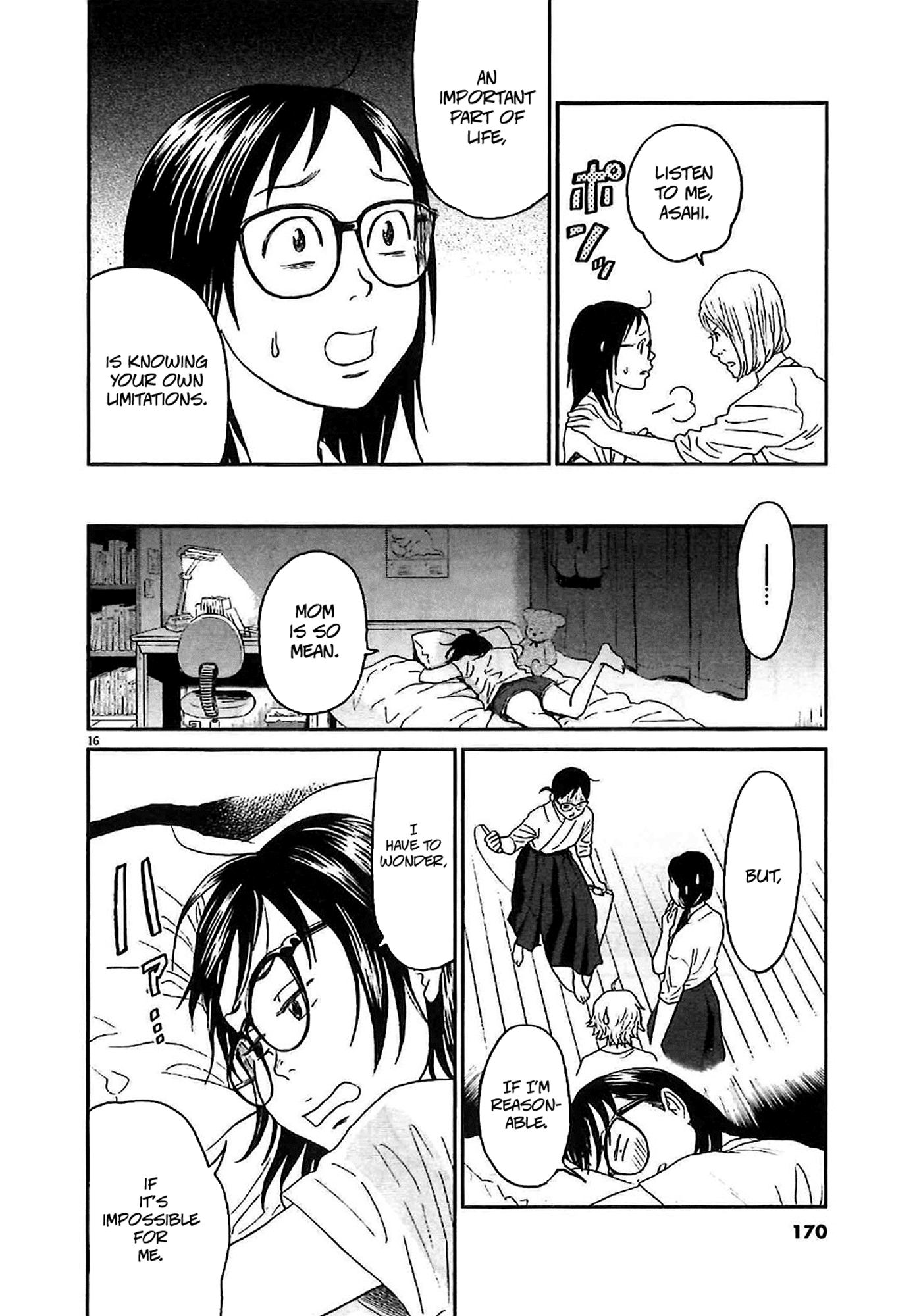 Asahinagu Chapter 7 page 16 - Chapter 7 : The girl who can't jump