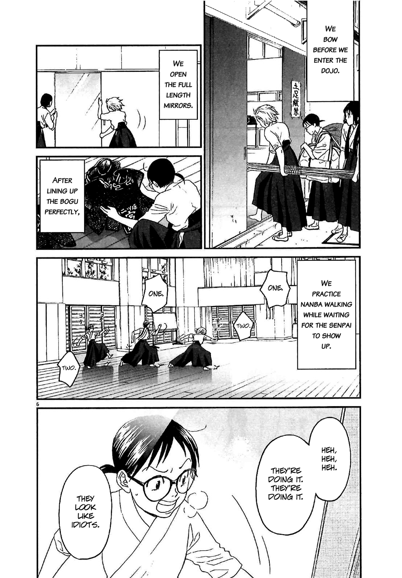Asahinagu Chapter 7 page 6 - Chapter 7 : The girl who can't jump