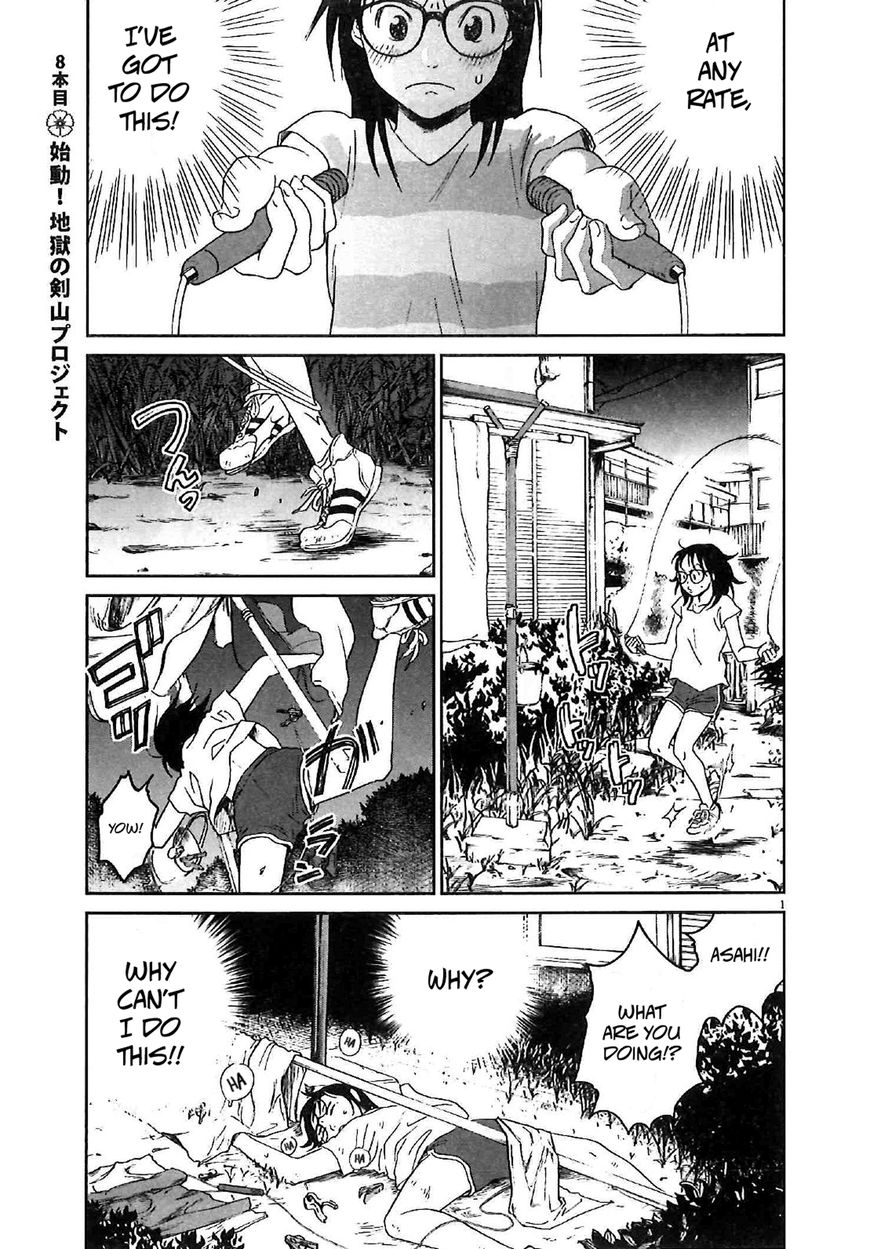 Asahinagu Chapter 8 page 1 - Chapter 8 : Activate! thumbtacks from hell