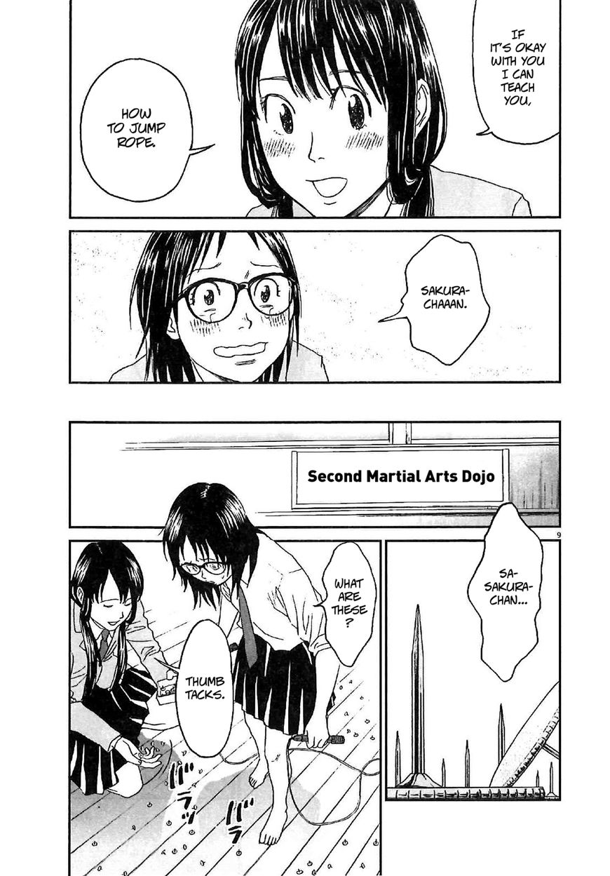 Asahinagu Chapter 8 page 9 - Chapter 8 : Activate! thumbtacks from hell