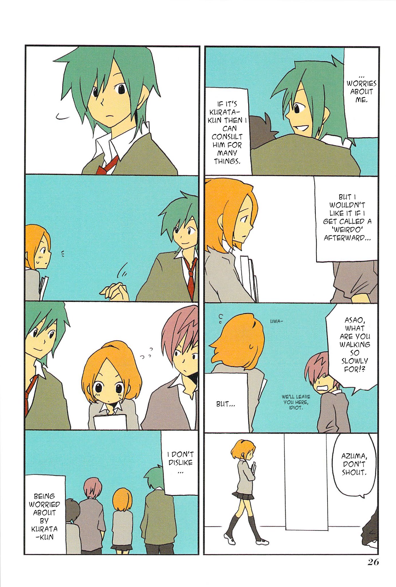 Asao-san to Kurata-kun Chapter 2.2 page 12 - Chapter 2 v2 : Phrase.2 Worry