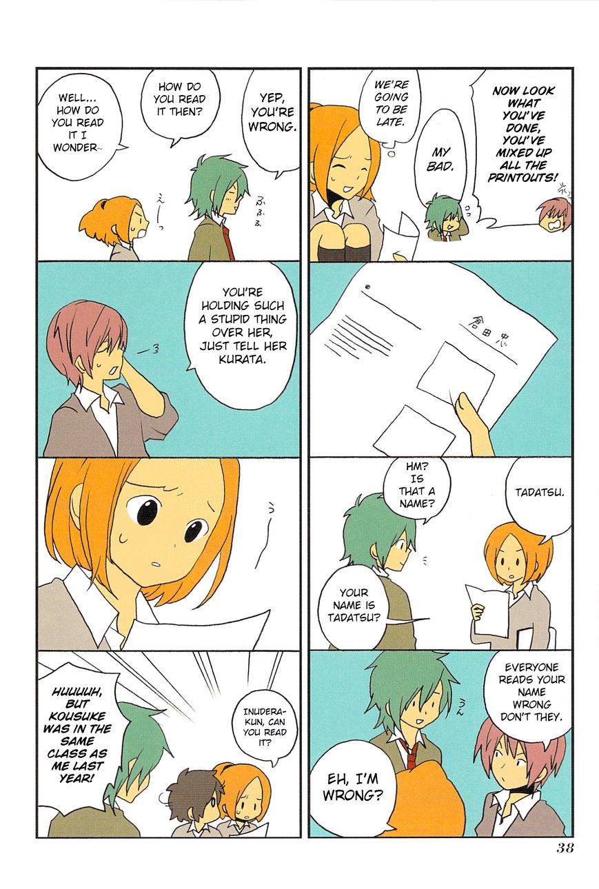 Asao-san to Kurata-kun Chapter 3 page 10 - Chapter 3 : Phrase. 3 Names