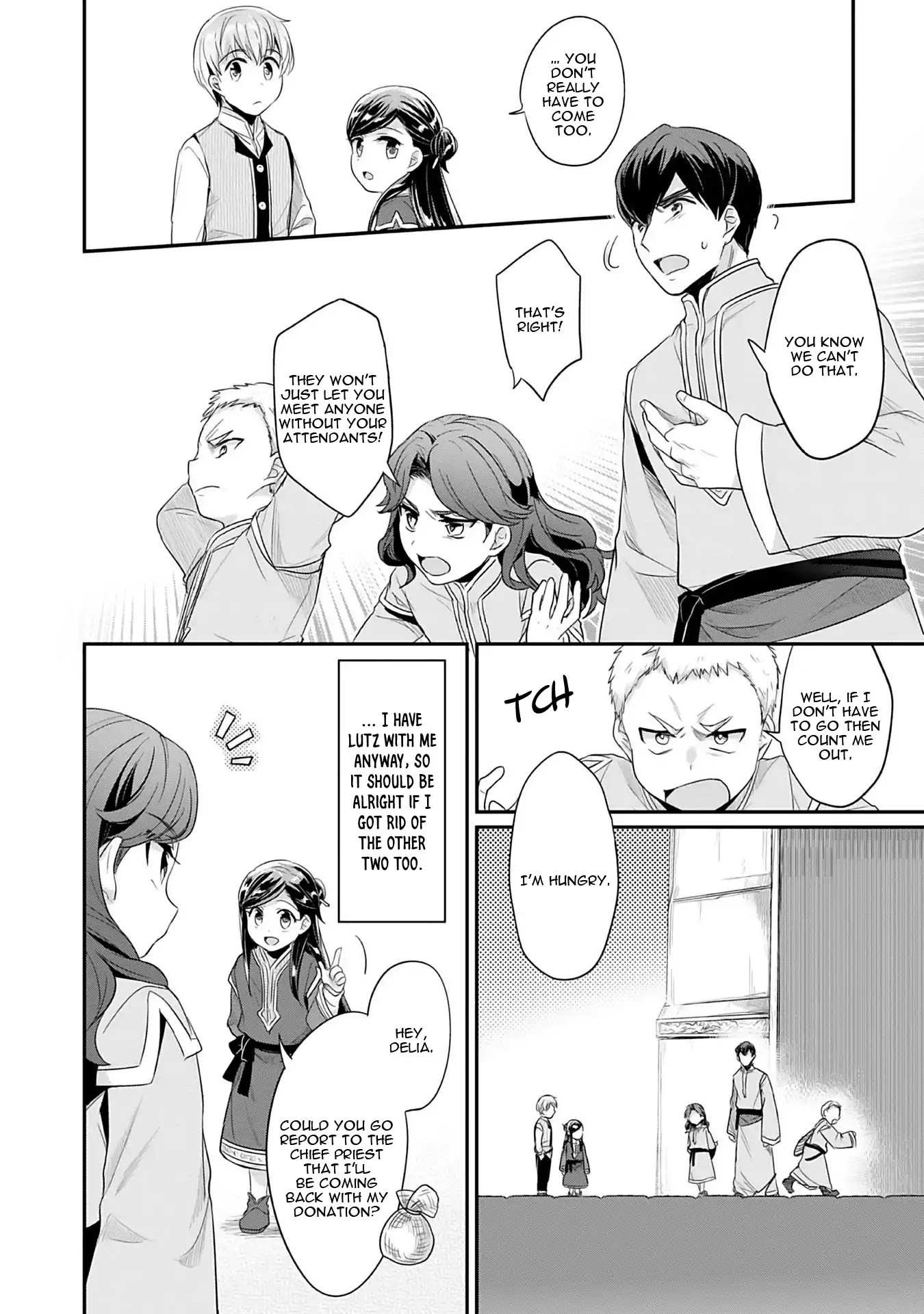 Ascendance of a Bookworm ~I'll Do Anything to Become a Librarian~ Part 2 「I'll Become a Shrine Maiden for Books!」 Chapter 1 page 45 - Chapter 1: An Apprentice Priestess at the Temple