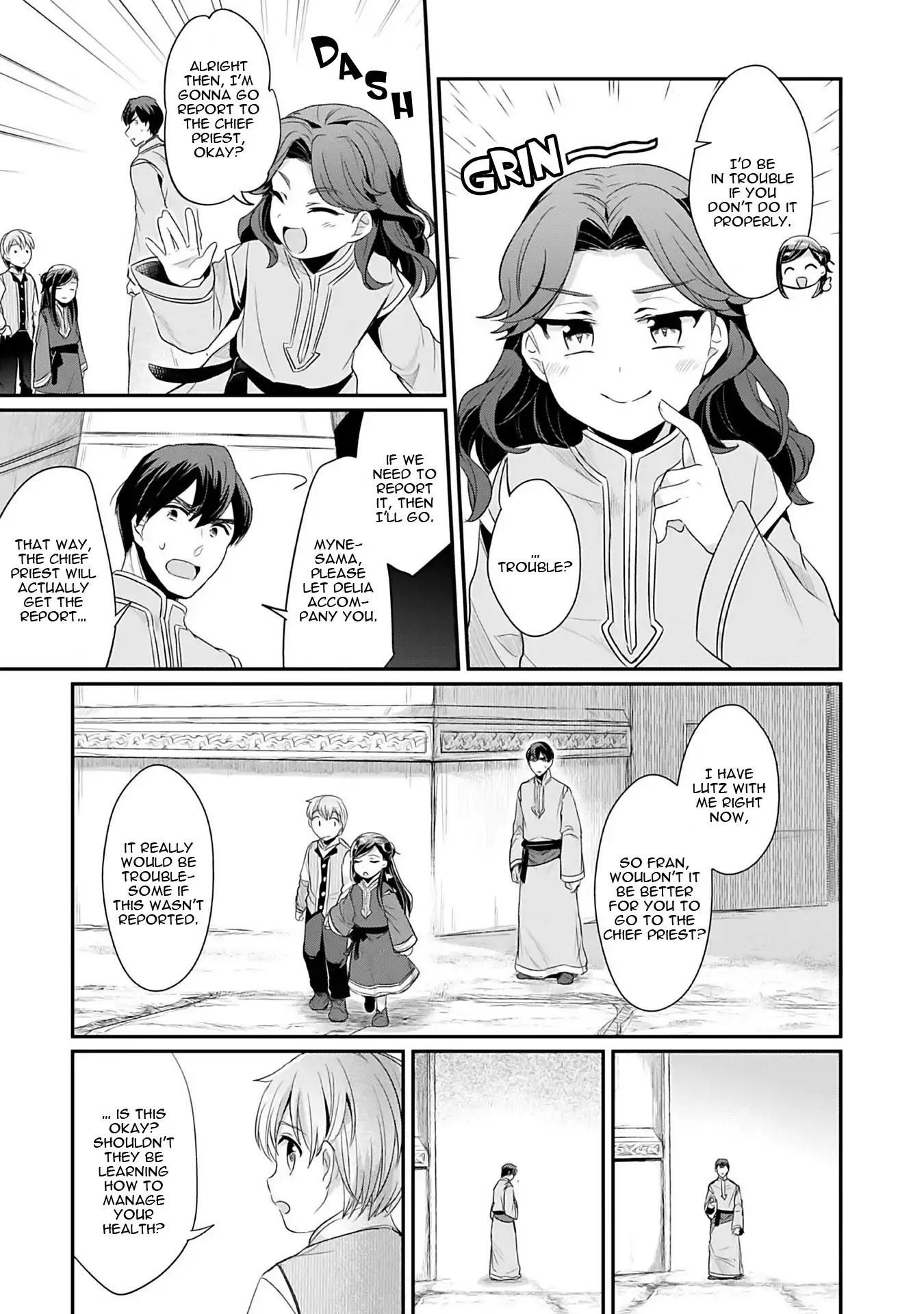 Ascendance of a Bookworm ~I'll Do Anything to Become a Librarian~ Part 2 「I'll Become a Shrine Maiden for Books!」 Chapter 1 page 46 - Chapter 1: An Apprentice Priestess at the Temple