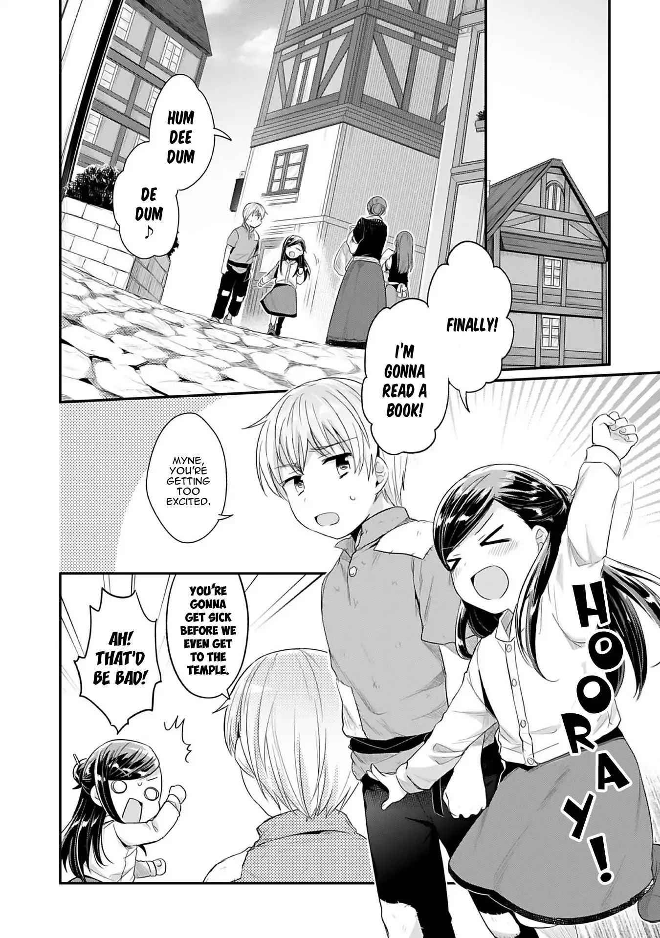 Ascendance of a Bookworm ~I'll Do Anything to Become a Librarian~ Part 2 「I'll Become a Shrine Maiden for Books!」 Chapter 1 page 9 - Chapter 1: An Apprentice Priestess at the Temple