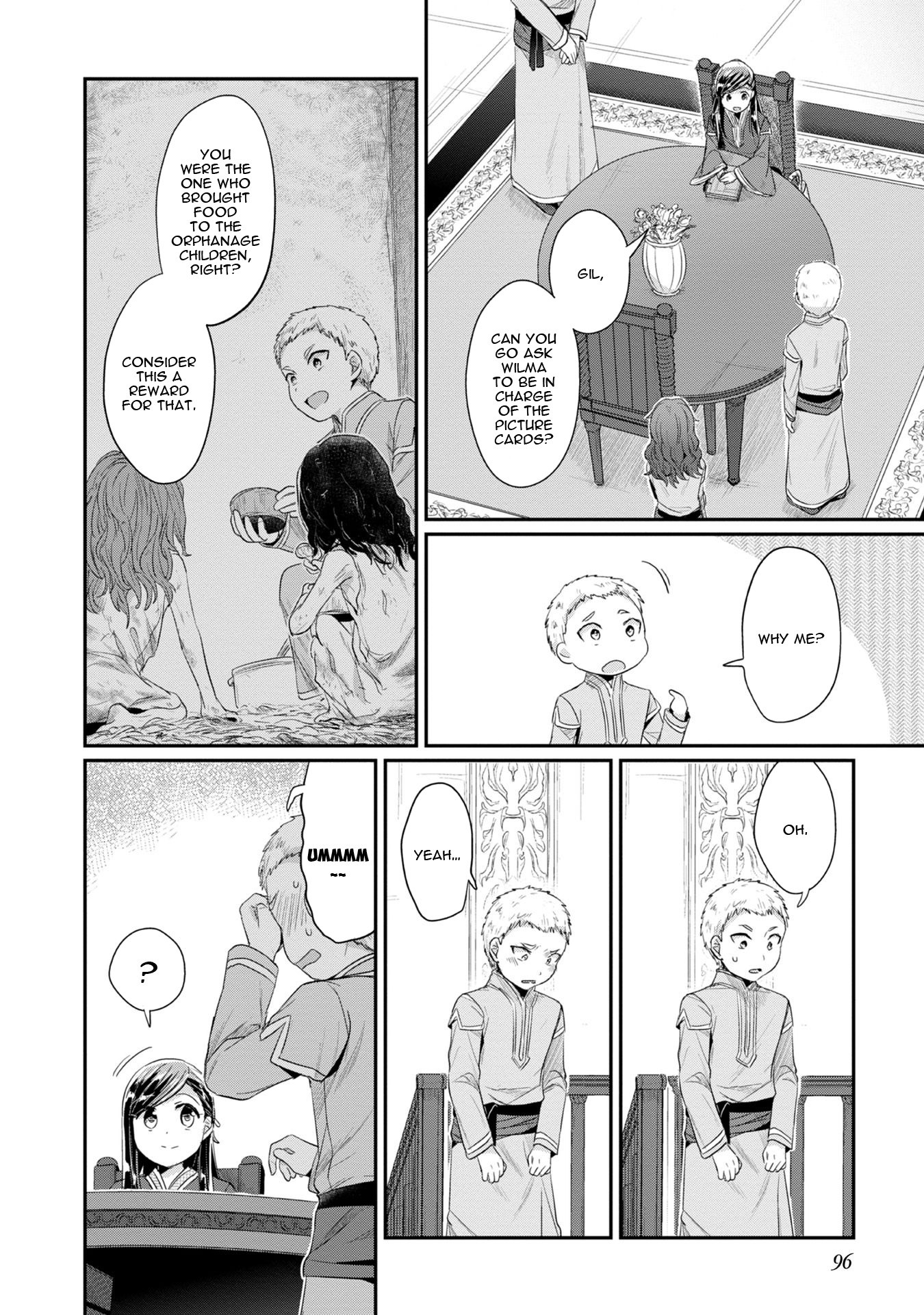 Ascendance of a Bookworm ~I'll Do Anything to Become a Librarian~ Part 2 「I'll Become a Shrine Maiden for Books!」 Chapter 13 page 19 - Chapter 13: Writing Boards and Karuta