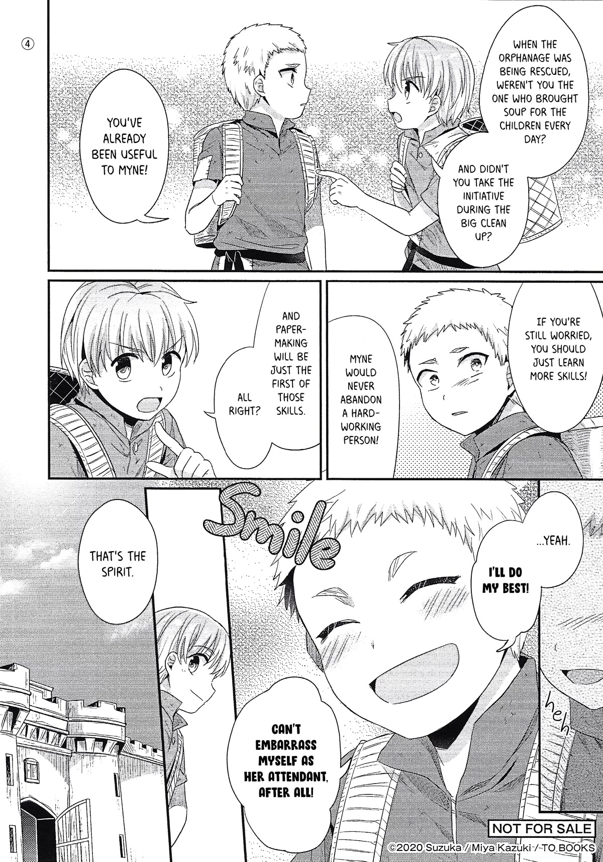 Ascendance of a Bookworm ~I'll Do Anything to Become a Librarian~ Part 2 「I'll Become a Shrine Maiden for Books!」 Chapter 15.6 page 4 - Chapter 15.6: Self-conscious Attendant - ToBooks Exclusive