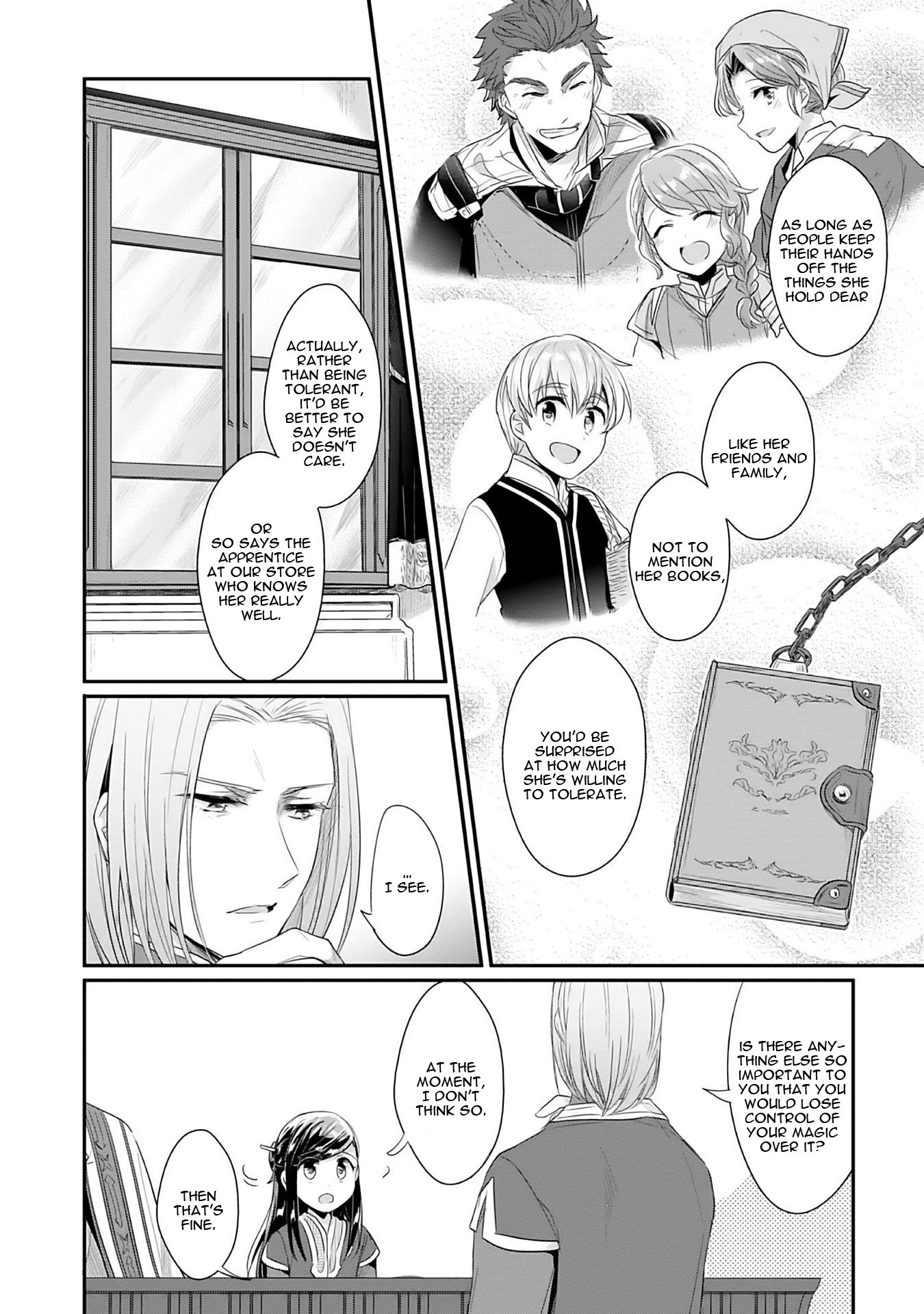 Ascendance of a Bookworm ~I'll Do Anything to Become a Librarian~ Part 2 「I'll Become a Shrine Maiden for Books!」 Chapter 2 page 35 - Chapter 2: A Temple Meeting