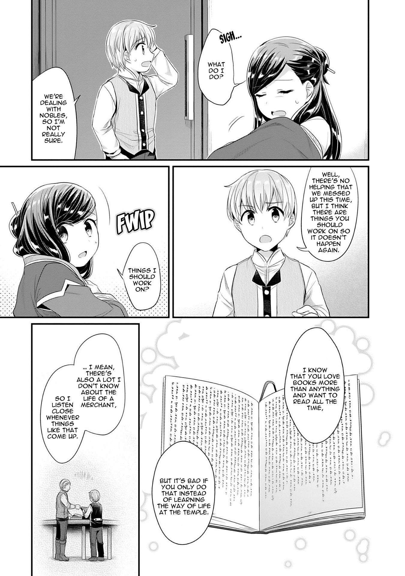 Ascendance of a Bookworm ~I'll Do Anything to Become a Librarian~ Part 2 「I'll Become a Shrine Maiden for Books!」 Chapter 2 page 6 - Chapter 2: A Temple Meeting