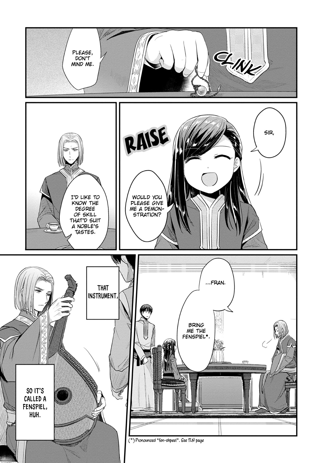 Ascendance of a Bookworm ~I'll Do Anything to Become a Librarian~ Part 2 「I'll Become a Shrine Maiden for Books!」 Chapter 20 page 24 - Chapter 20: Gifts and the Arts