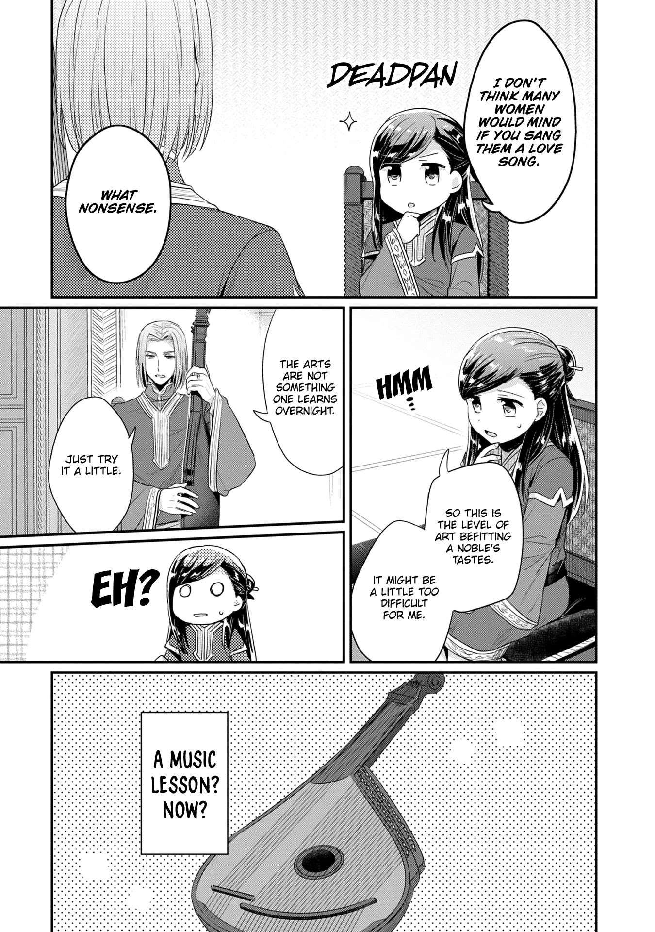 Ascendance of a Bookworm ~I'll Do Anything to Become a Librarian~ Part 2 「I'll Become a Shrine Maiden for Books!」 Chapter 20 page 28 - Chapter 20: Gifts and the Arts