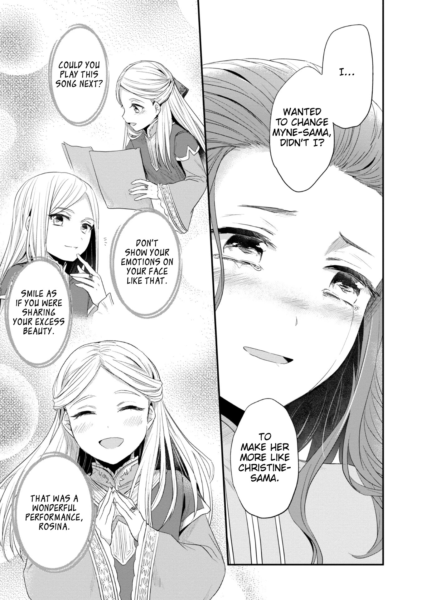 Ascendance of a Bookworm ~I'll Do Anything to Become a Librarian~ Part 2 「I'll Become a Shrine Maiden for Books!」 Chapter 22.5 page 12 - Chapter 22.5: Christine's Former Attendant