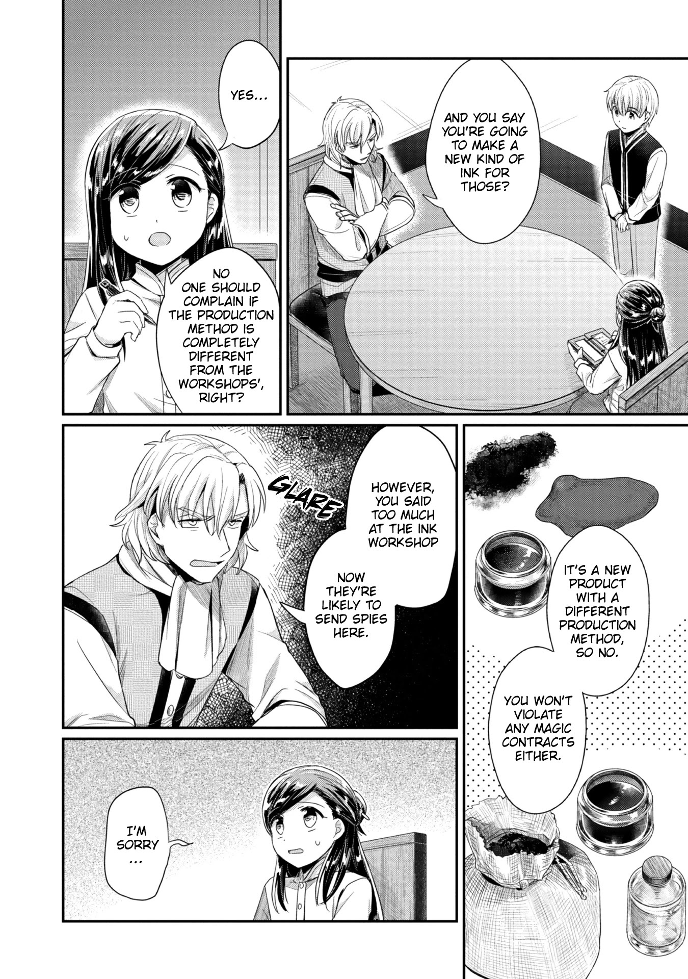 Ascendance of a Bookworm ~I'll Do Anything to Become a Librarian~ Part 2 「I'll Become a Shrine Maiden for Books!」 Chapter 23 page 19 - Chapter 23: Ink Production Preparation