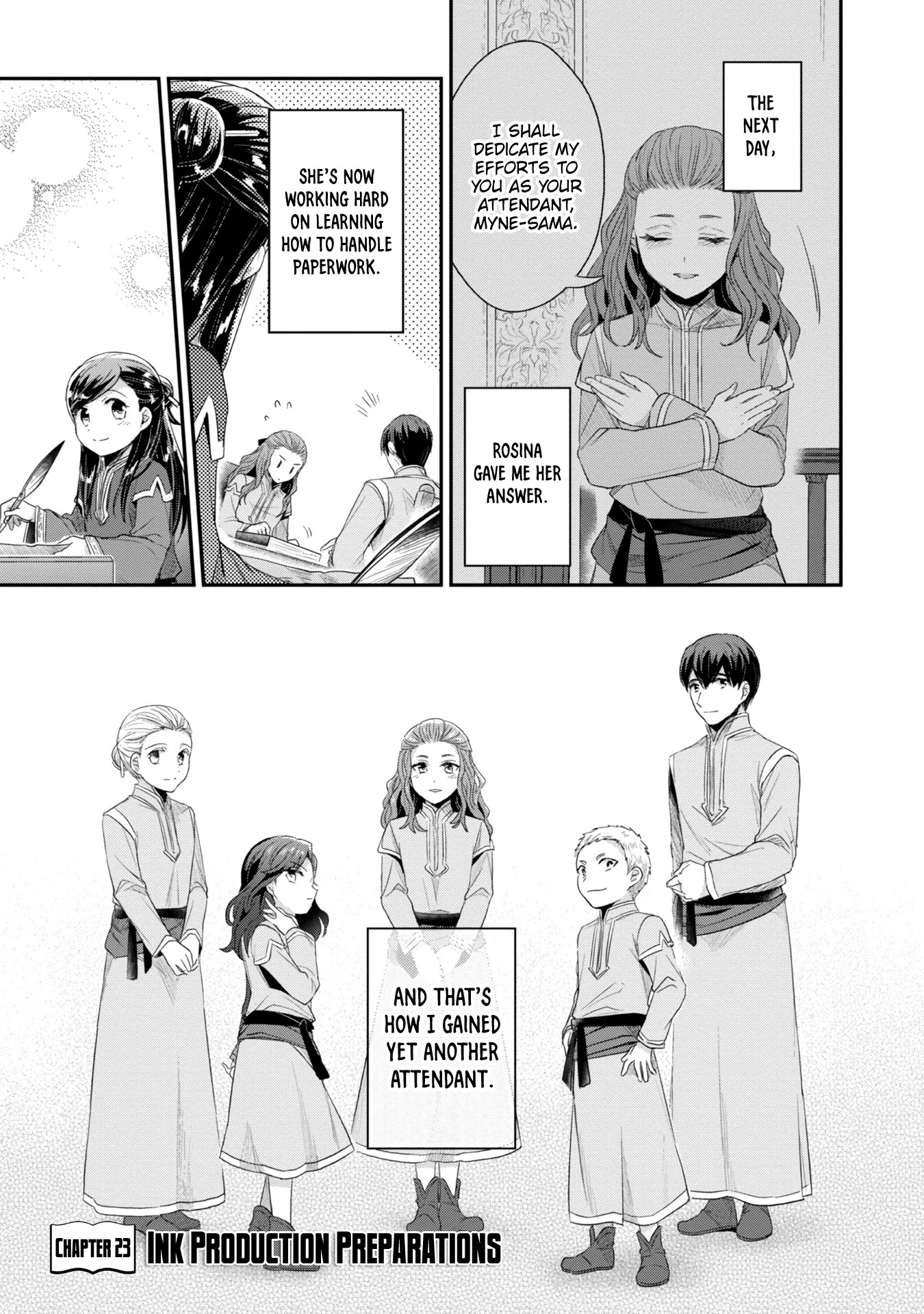 Ascendance of a Bookworm ~I'll Do Anything to Become a Librarian~ Part 2 「I'll Become a Shrine Maiden for Books!」 Chapter 23 page 2 - Chapter 23: Ink Production Preparation