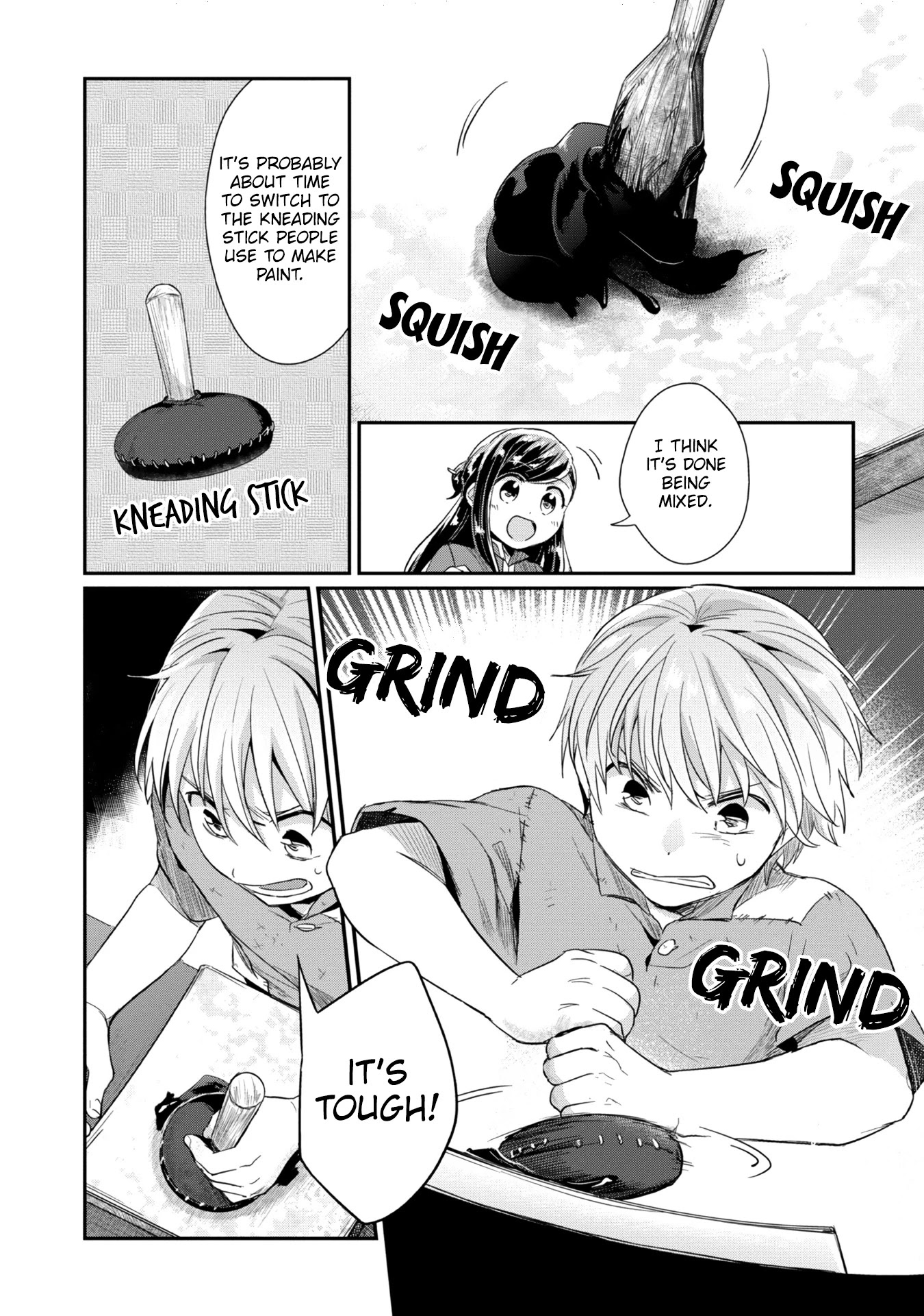 Ascendance of a Bookworm ~I'll Do Anything to Become a Librarian~ Part 2 「I'll Become a Shrine Maiden for Books!」 Chapter 24 page 21 - Chapter 24: Beginning Ink Production