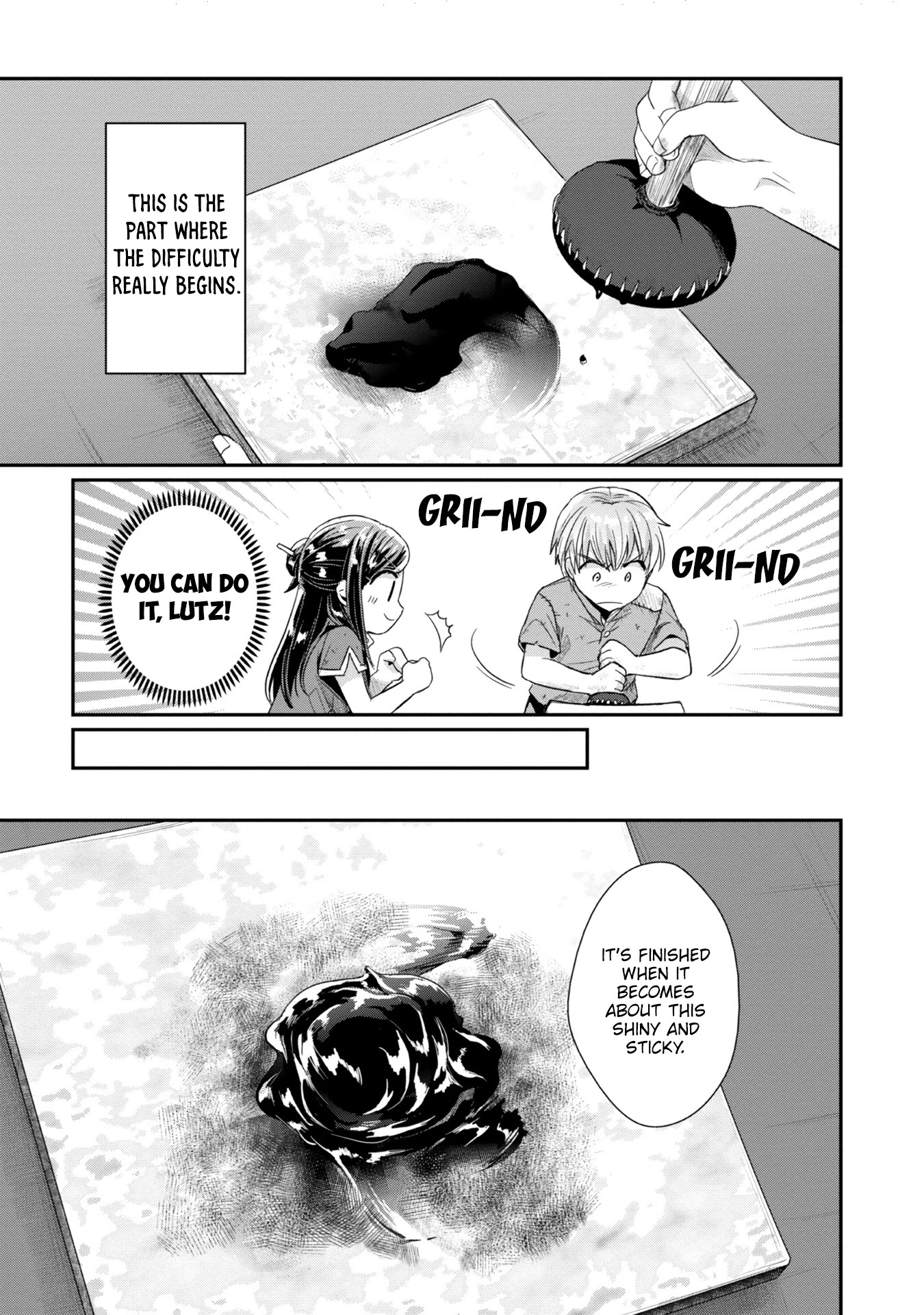 Ascendance of a Bookworm ~I'll Do Anything to Become a Librarian~ Part 2 「I'll Become a Shrine Maiden for Books!」 Chapter 24 page 22 - Chapter 24: Beginning Ink Production