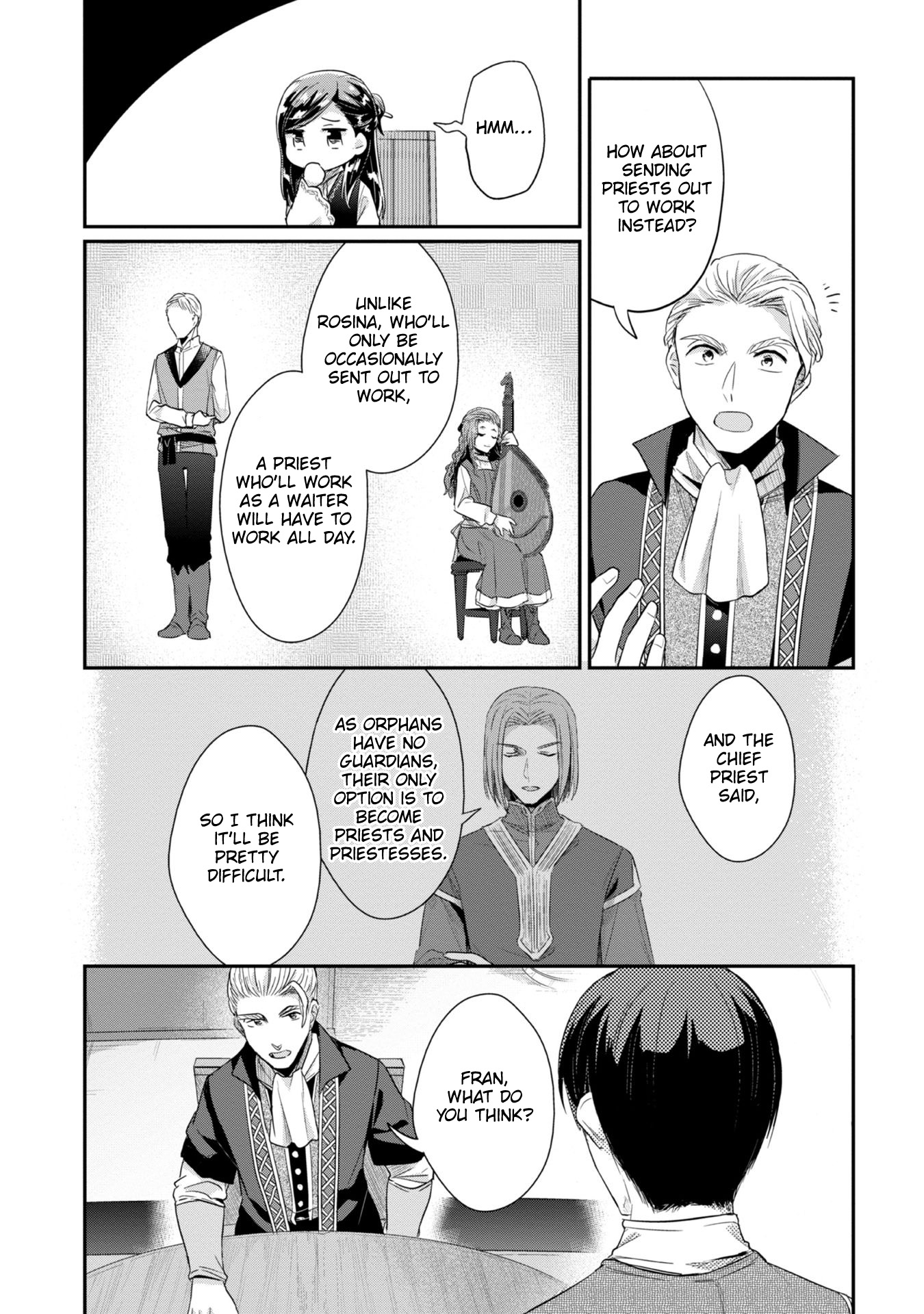 Ascendance of a Bookworm ~I'll Do Anything to Become a Librarian~ Part 2 「I'll Become a Shrine Maiden for Books!」 Chapter 25.5 page 13 - Chapter 25.5: Problems at the Italian Restaurant