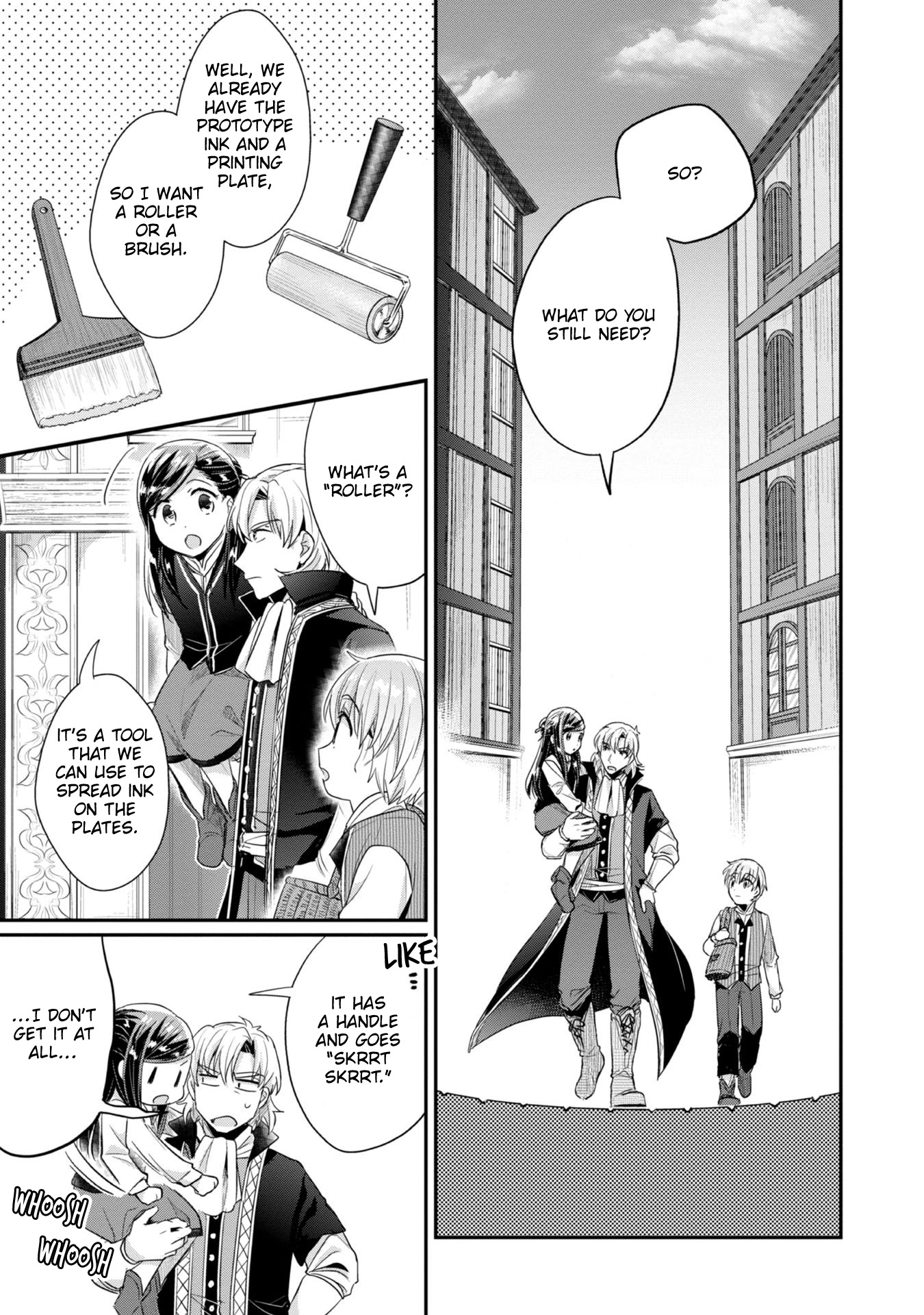 Ascendance of a Bookworm ~I'll Do Anything to Become a Librarian~ Part 2 「I'll Become a Shrine Maiden for Books!」 Chapter 25 page 6 - Chapter 25: The Challenge of Large Prints