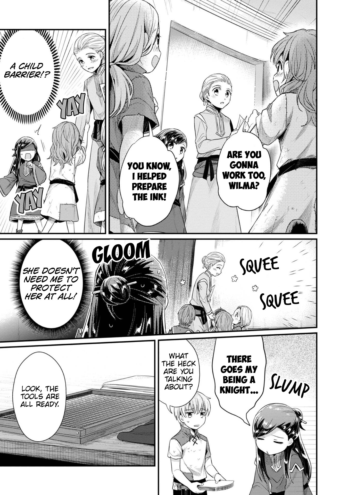 Ascendance of a Bookworm ~I'll Do Anything to Become a Librarian~ Part 2 「I'll Become a Shrine Maiden for Books!」 Chapter 28 page 14 - Chapter 28: Binding the Children's Scriptures
