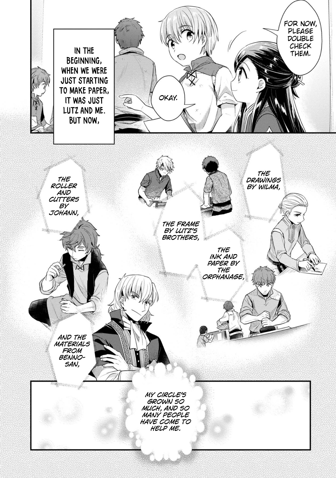 Ascendance of a Bookworm ~I'll Do Anything to Become a Librarian~ Part 2 「I'll Become a Shrine Maiden for Books!」 Chapter 28 page 15 - Chapter 28: Binding the Children's Scriptures