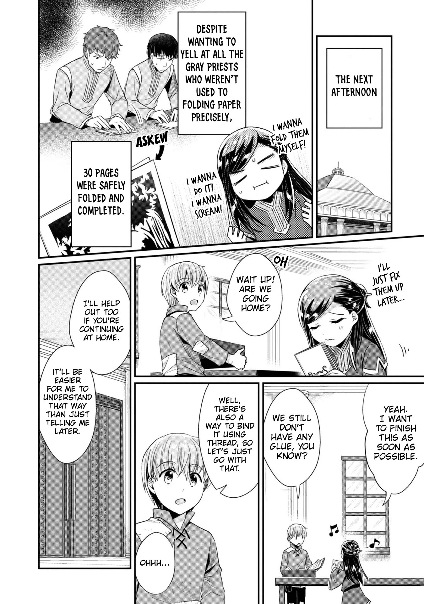 Ascendance of a Bookworm ~I'll Do Anything to Become a Librarian~ Part 2 「I'll Become a Shrine Maiden for Books!」 Chapter 28 page 26 - Chapter 28: Binding the Children's Scriptures