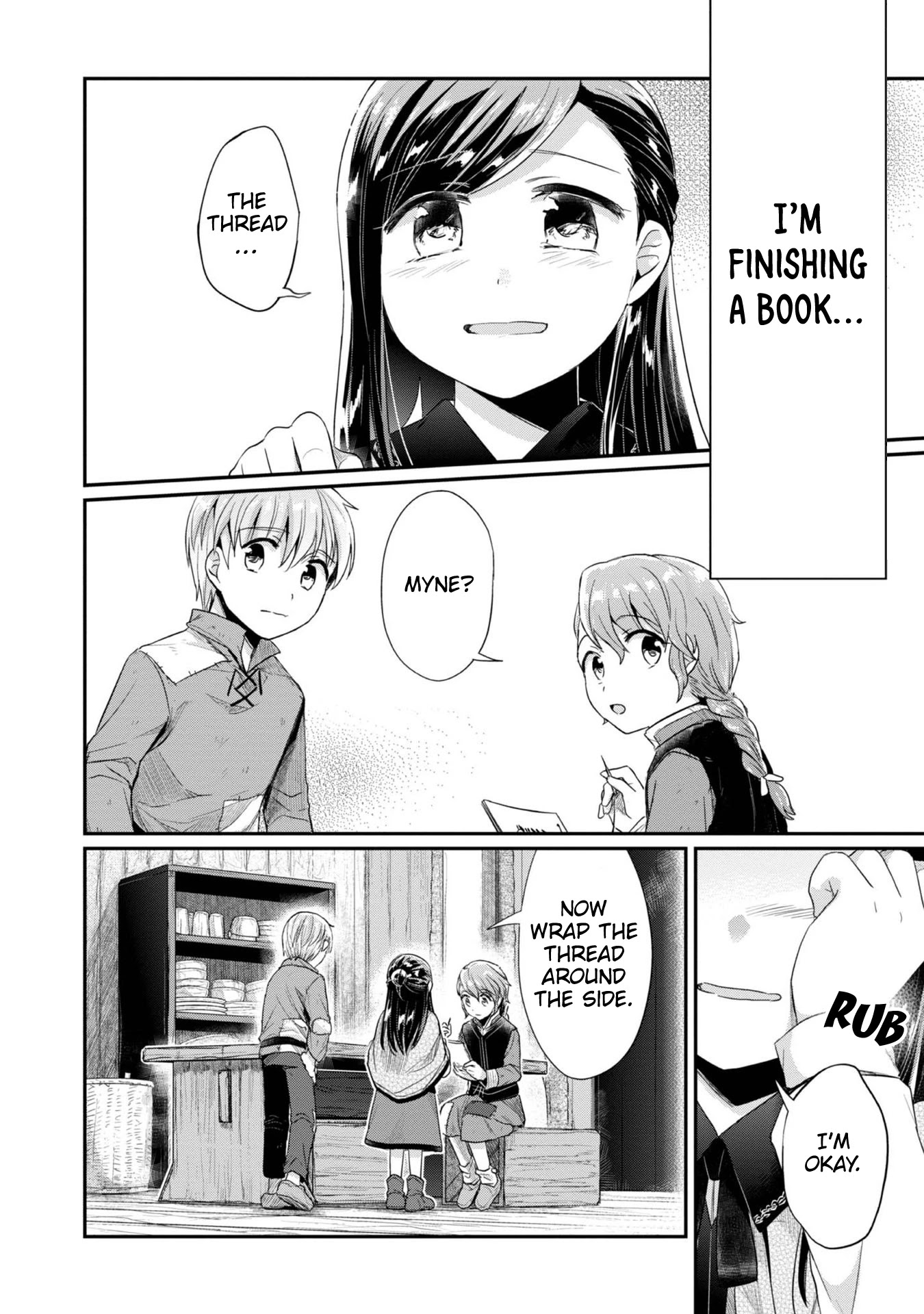 Ascendance of a Bookworm ~I'll Do Anything to Become a Librarian~ Part 2 「I'll Become a Shrine Maiden for Books!」 Chapter 28 page 32 - Chapter 28: Binding the Children's Scriptures