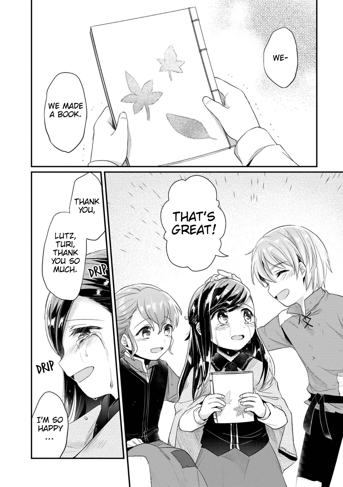 Ascendance of a Bookworm ~I'll Do Anything to Become a Librarian~ Part 2 「I'll Become a Shrine Maiden for Books!」 Chapter 28 page 36 - Chapter 28: Binding the Children's Scriptures