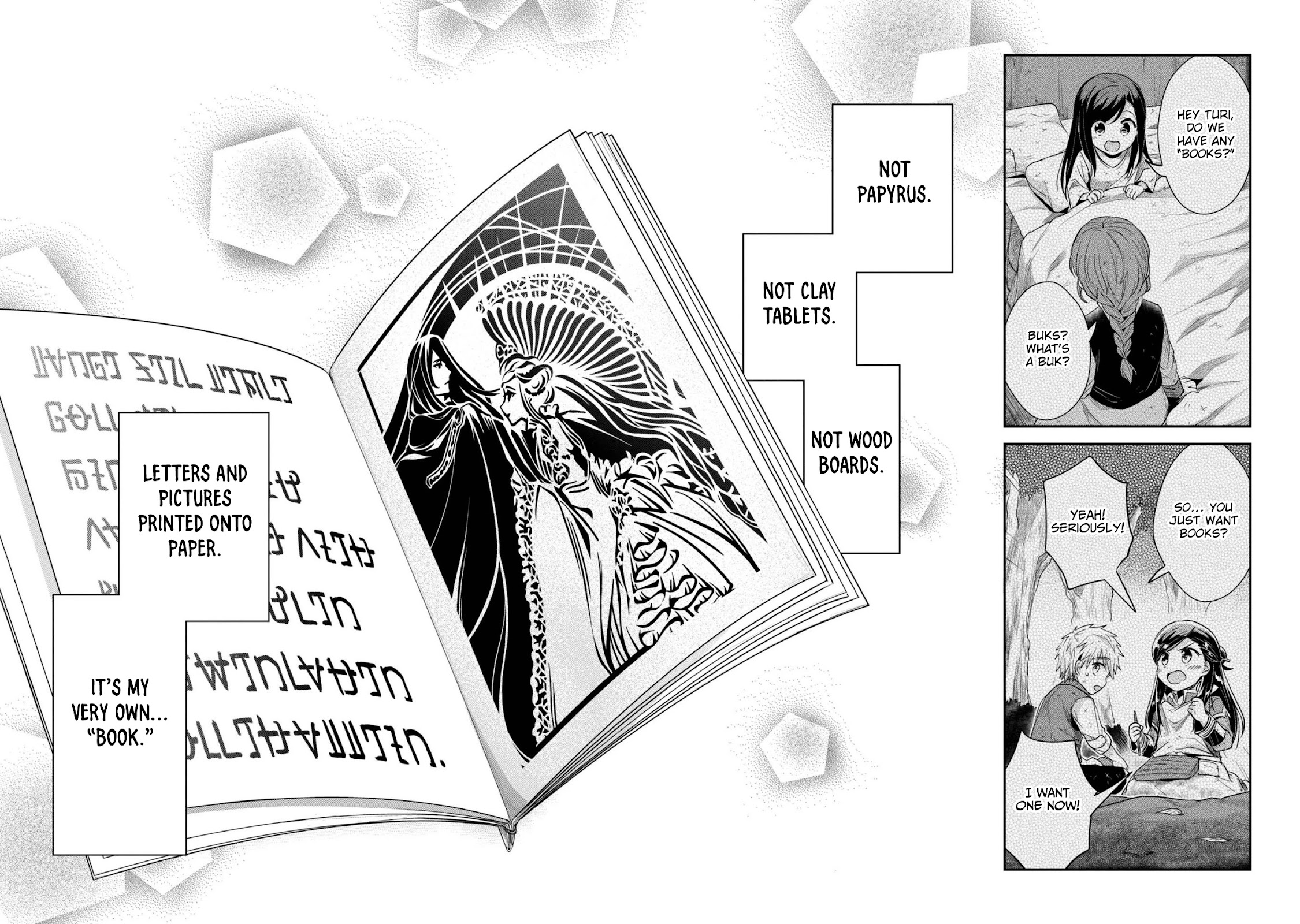 Ascendance of a Bookworm ~I'll Do Anything to Become a Librarian~ Part 2 「I'll Become a Shrine Maiden for Books!」 Chapter 28 page 38 - Chapter 28: Binding the Children's Scriptures