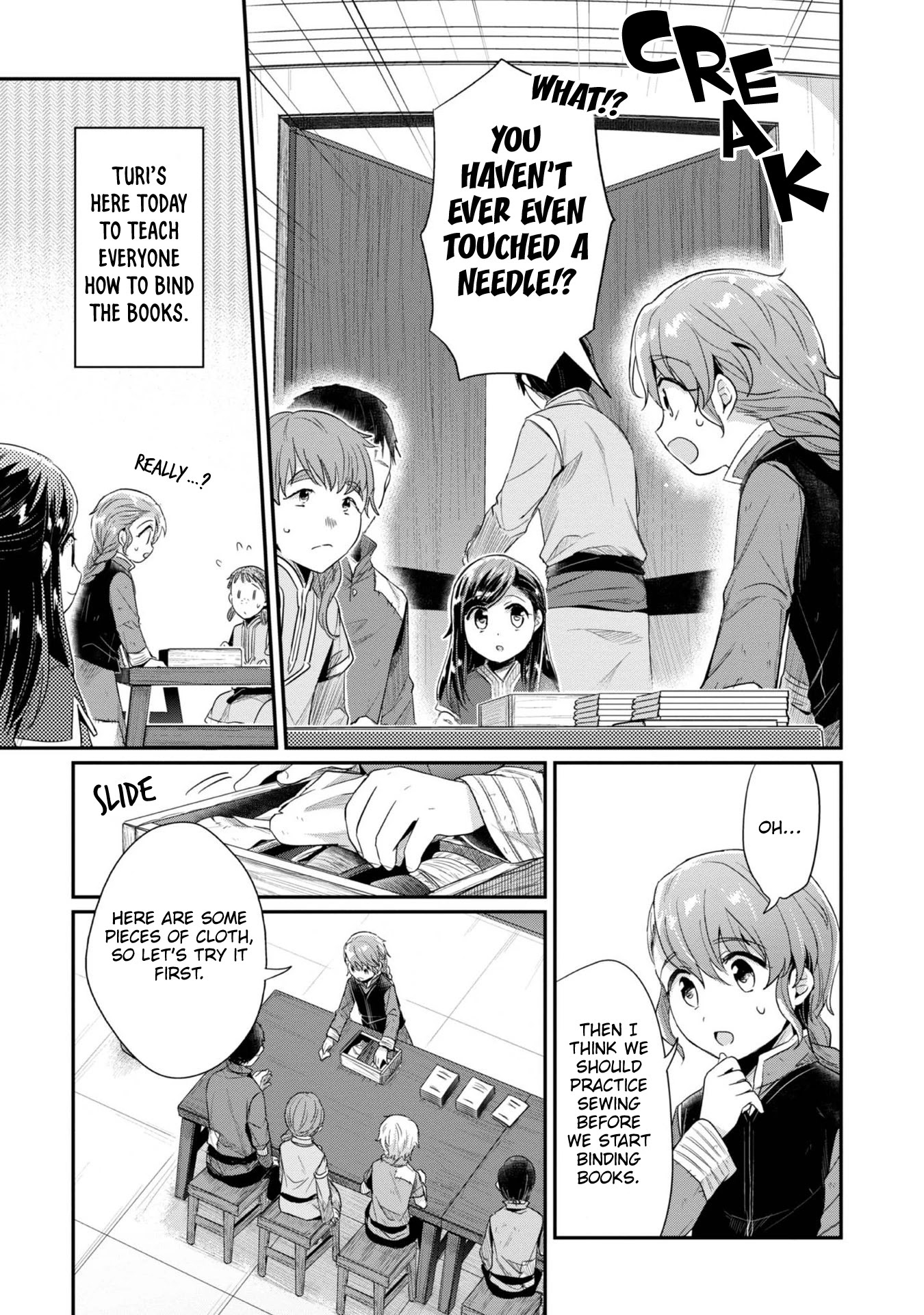 Ascendance of a Bookworm ~I'll Do Anything to Become a Librarian~ Part 2 「I'll Become a Shrine Maiden for Books!」 Chapter 29 page 10 - Chapter 29: Once the Scriptures Picture Book is finished