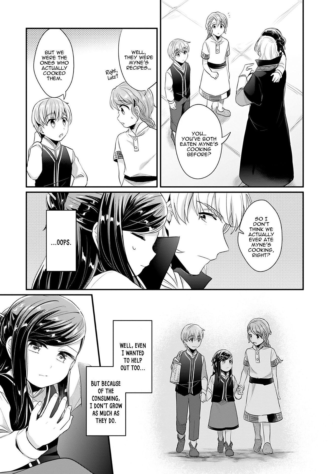 Ascendance of a Bookworm ~I'll Do Anything to Become a Librarian~ Part 2 「I'll Become a Shrine Maiden for Books!」 Chapter 3 page 33 - Chapter 3: The Reason I Collapsed