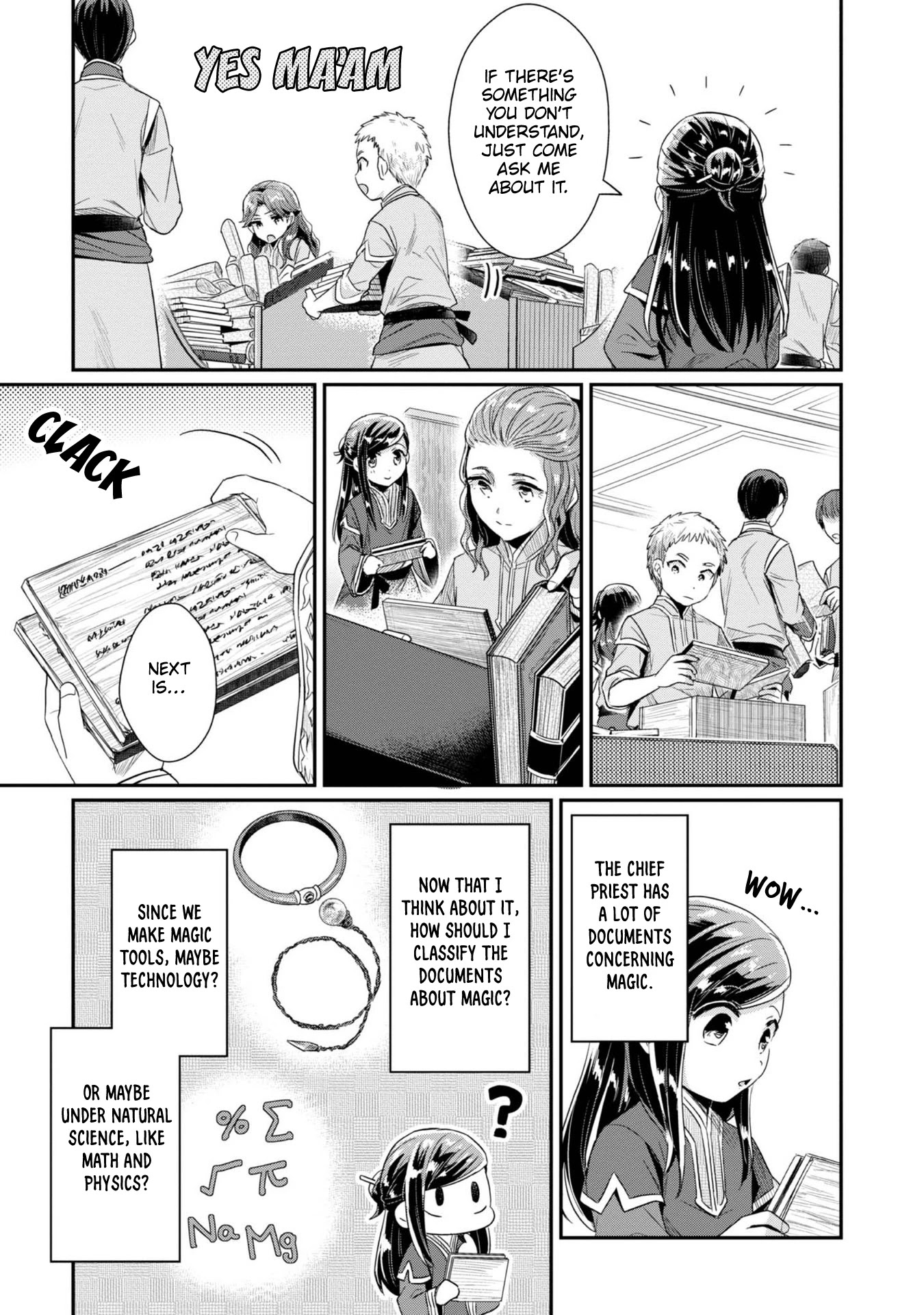 Ascendance of a Bookworm ~I'll Do Anything to Become a Librarian~ Part 2 「I'll Become a Shrine Maiden for Books!」 Chapter 30 page 17 - Chapter 30: The Myne Decimal System