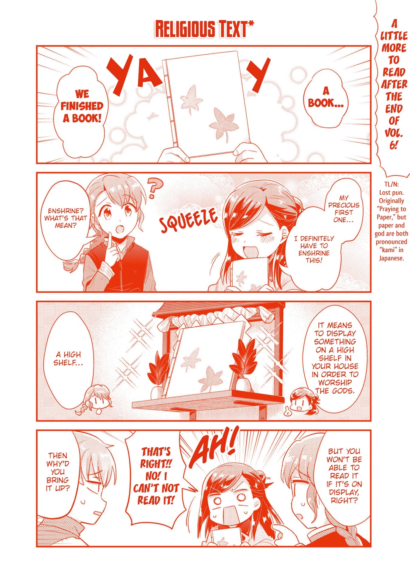 Ascendance of a Bookworm ~I'll Do Anything to Become a Librarian~ Part 2 「I'll Become a Shrine Maiden for Books!」 Chapter 31.5 page 11 - Chapter 31.5: The Tale of Cinderella
