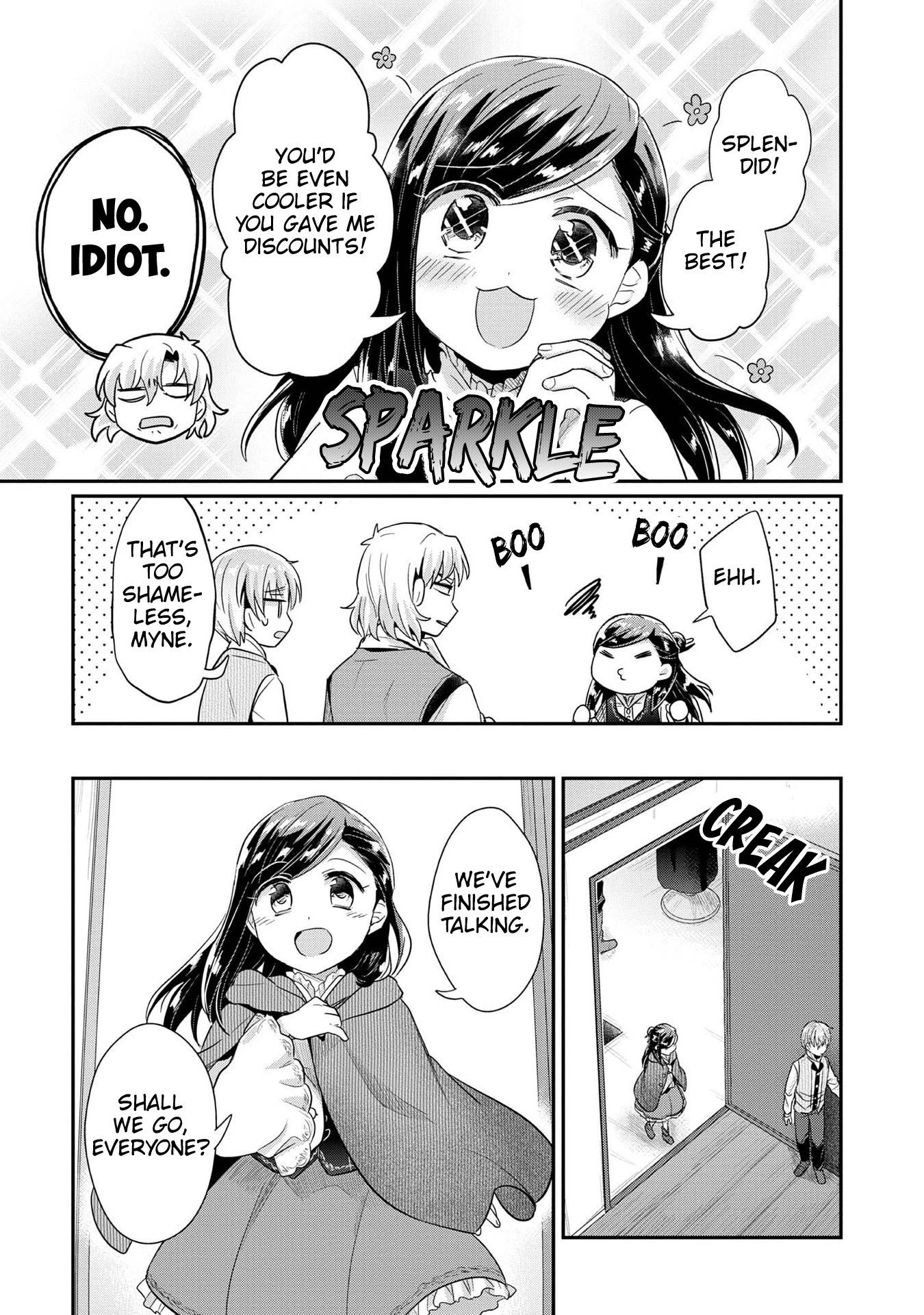Ascendance of a Bookworm ~I'll Do Anything to Become a Librarian~ Part 2 「I'll Become a Shrine Maiden for Books!」 Chapter 32 page 11 - Chapter 32: Buying Winter Clothing
