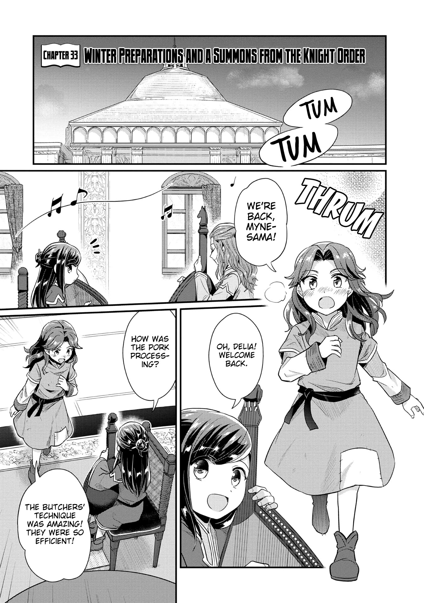 Ascendance of a Bookworm ~I'll Do Anything to Become a Librarian~ Part 2 「I'll Become a Shrine Maiden for Books!」 Chapter 33 page 2 - Chapter 33: Winter Preparations and a Summons from the Knight Order