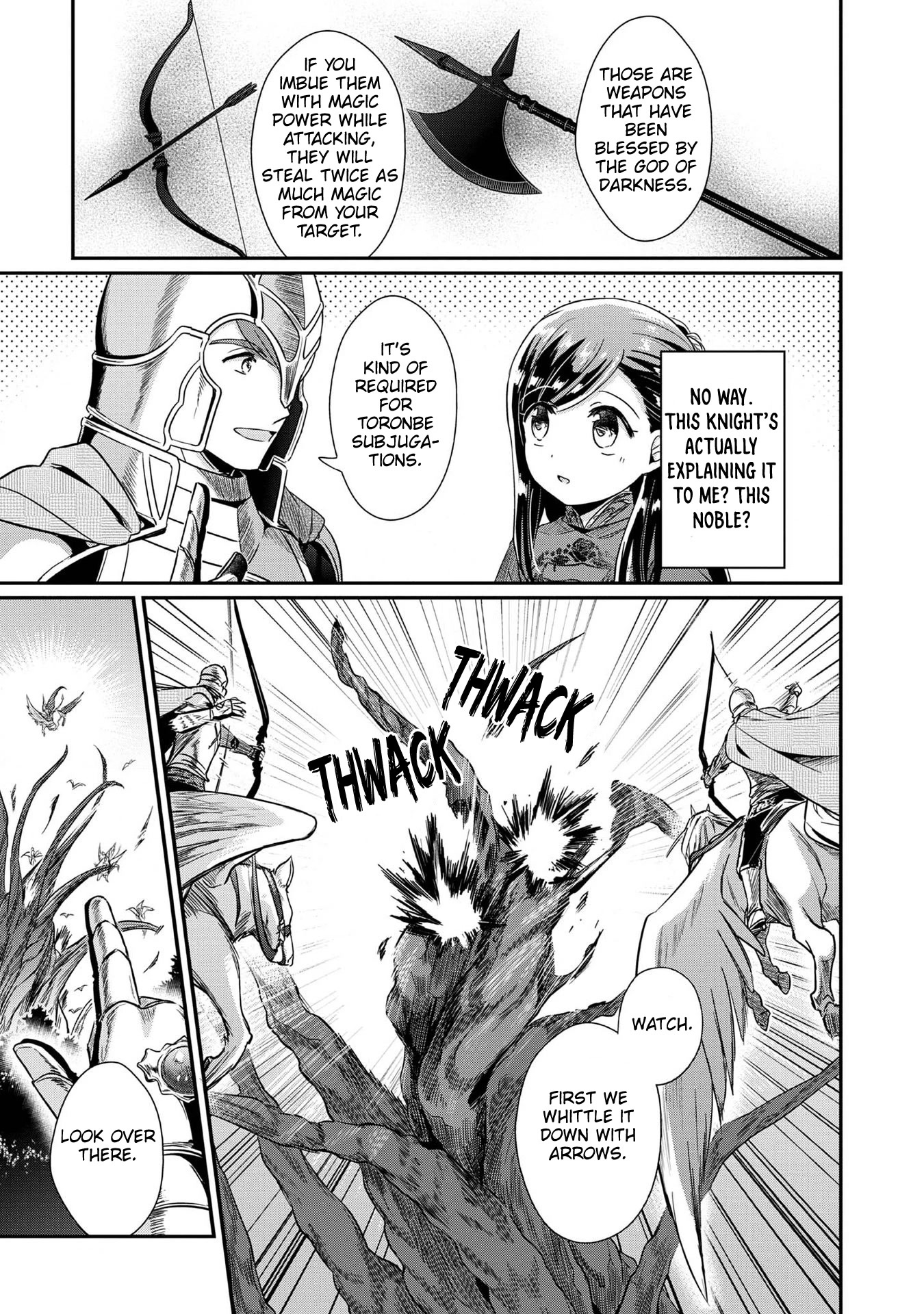 Ascendance of a Bookworm ~I'll Do Anything to Become a Librarian~ Part 2 「I'll Become a Shrine Maiden for Books!」 Chapter 35 page 6 - Chapter 35: During the Toronbe Subjugation