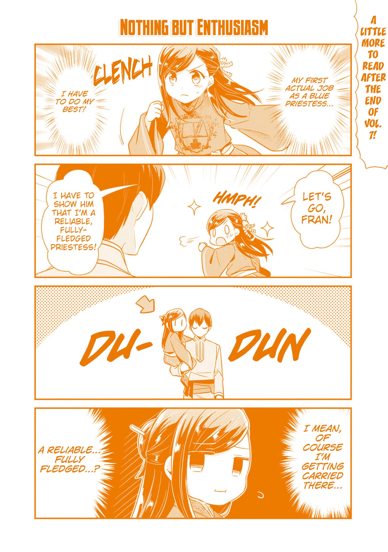 Ascendance of a Bookworm ~I'll Do Anything to Become a Librarian~ Part 2 「I'll Become a Shrine Maiden for Books!」 Chapter 36.5 page 8 - Chapter 36.5: A Sudden Vision