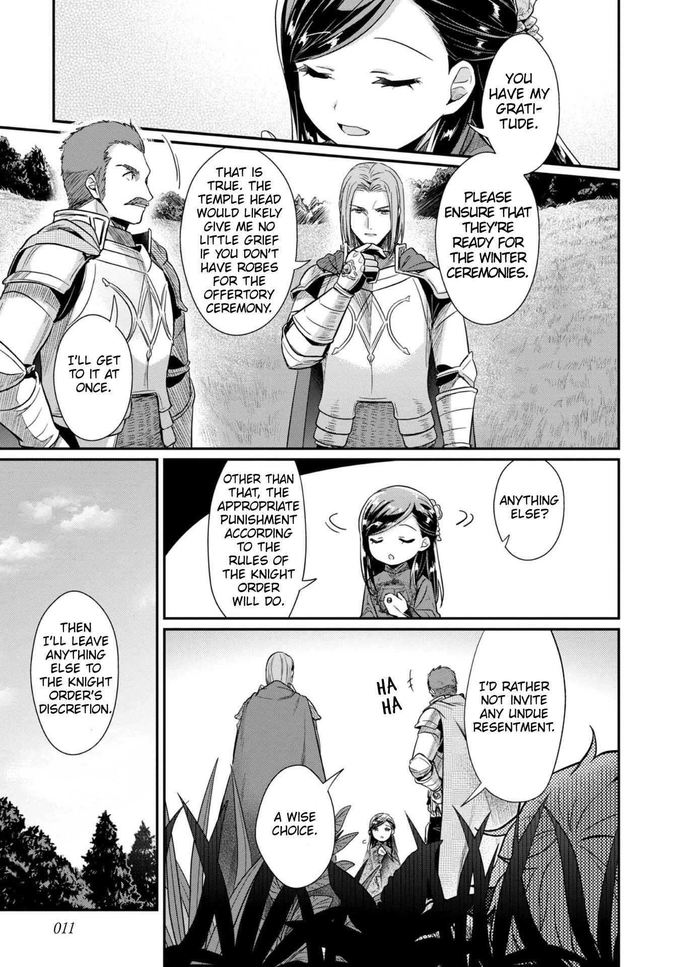 Ascendance of a Bookworm ~I'll Do Anything to Become a Librarian~ Part 2 「I'll Become a Shrine Maiden for Books!」 Chapter 37 page 13 - Chapter 37: Returning from the Summons