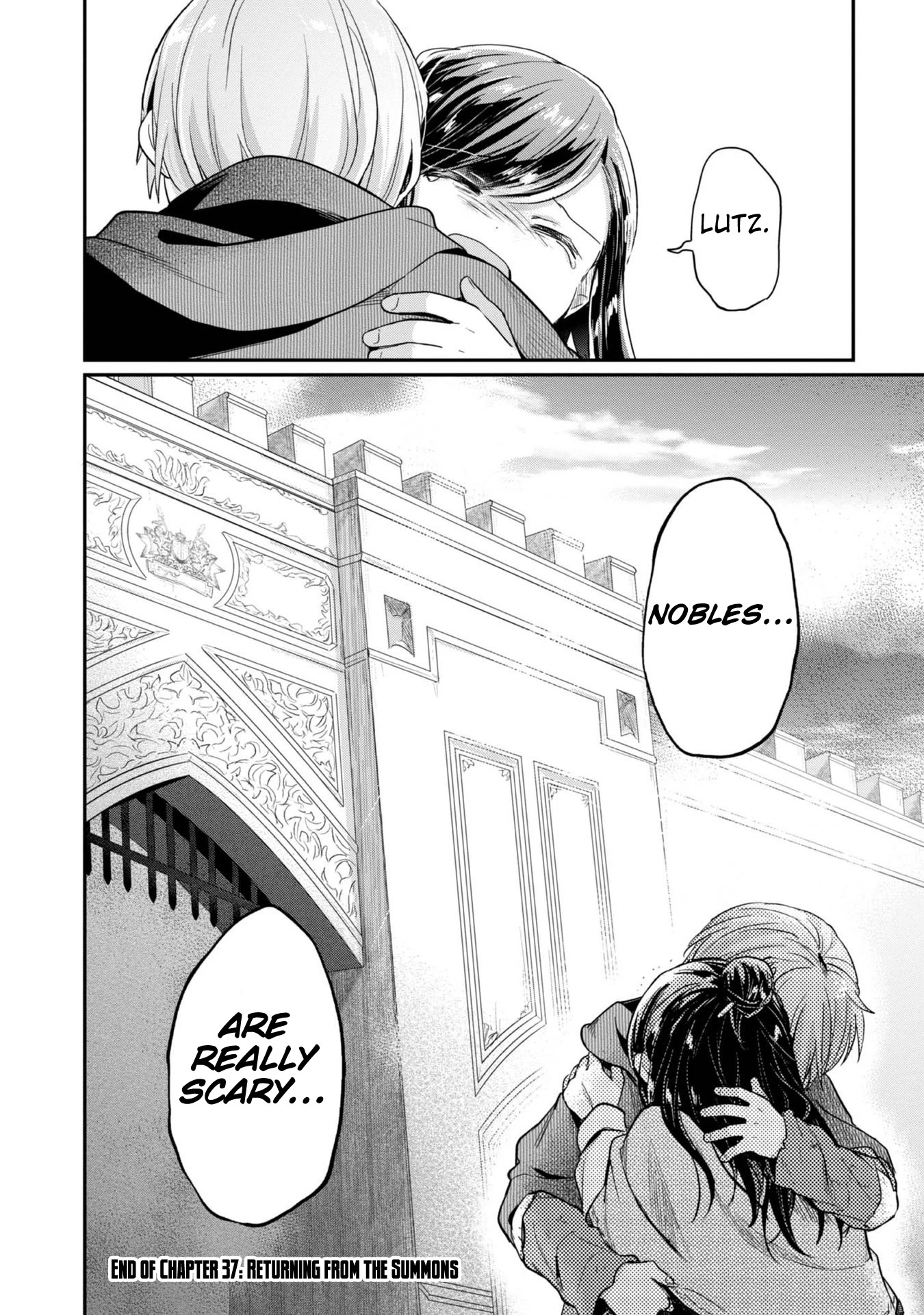 Ascendance of a Bookworm ~I'll Do Anything to Become a Librarian~ Part 2 「I'll Become a Shrine Maiden for Books!」 Chapter 37 page 22 - Chapter 37: Returning from the Summons