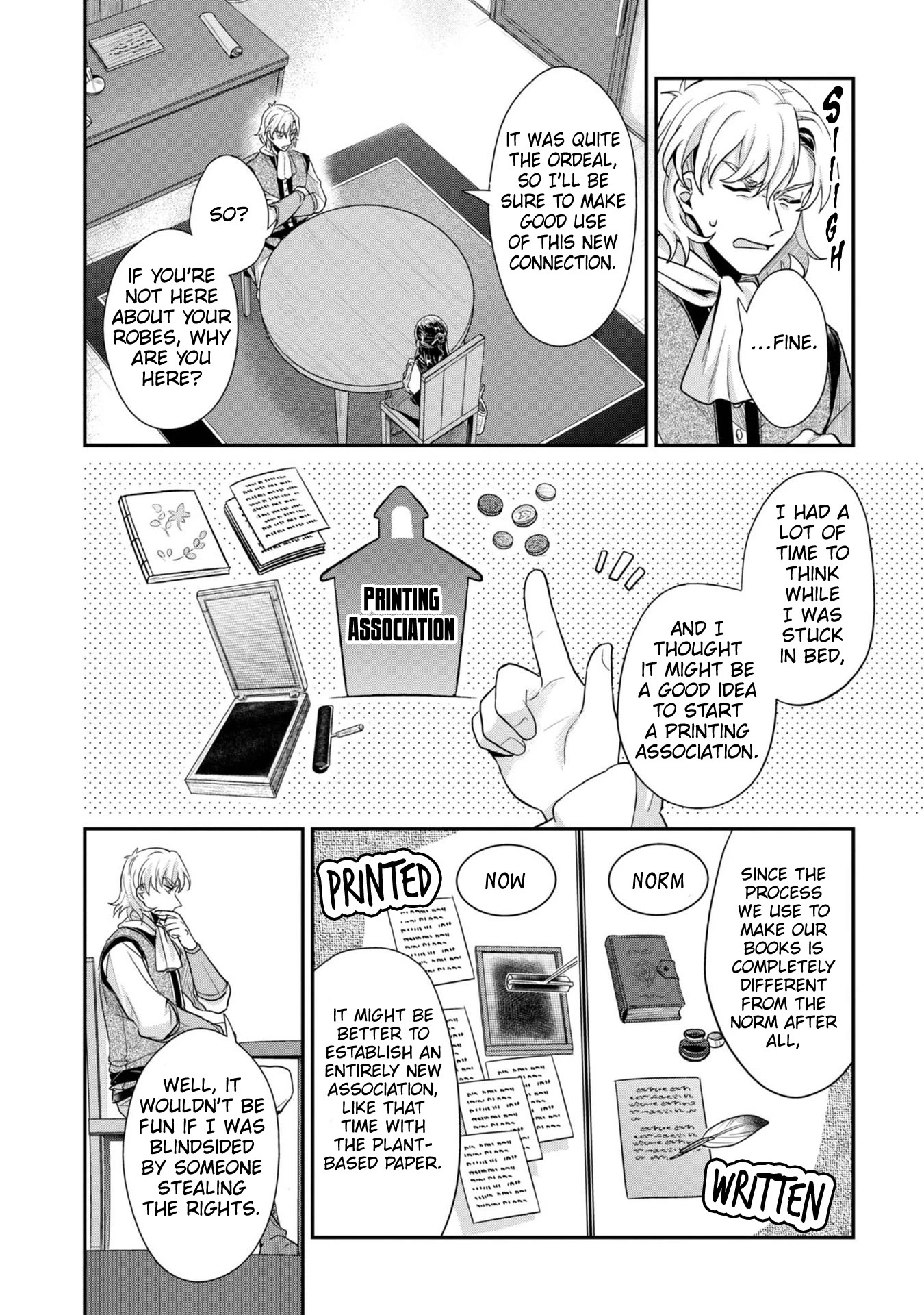 Ascendance of a Bookworm ~I'll Do Anything to Become a Librarian~ Part 2 「I'll Become a Shrine Maiden for Books!」 Chapter 39 page 23 - Chapter 39: After Compassion