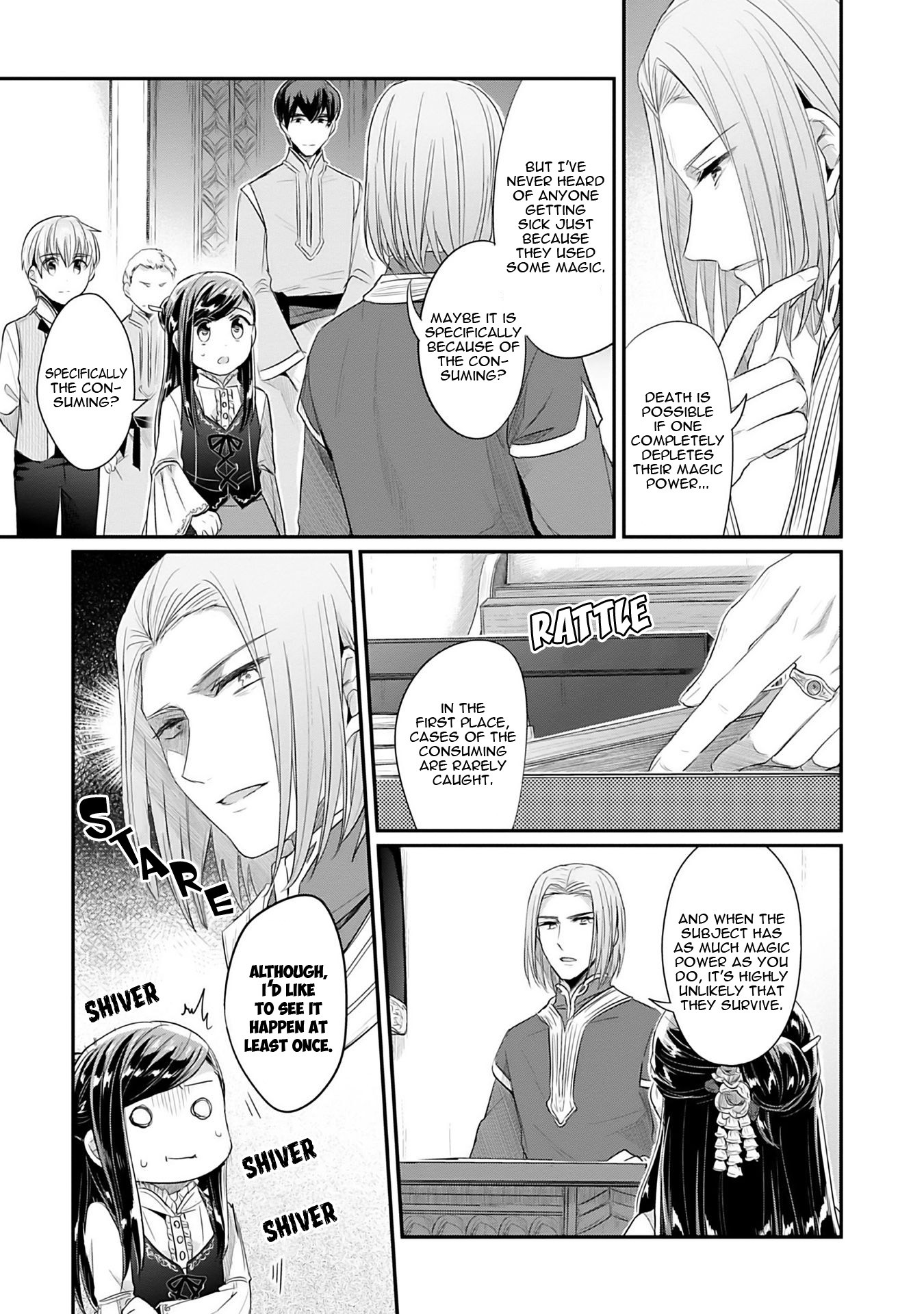Ascendance of a Bookworm ~I'll Do Anything to Become a Librarian~ Part 2 「I'll Become a Shrine Maiden for Books!」 Chapter 4 page 38 - Chapter 4: What Should Be Given