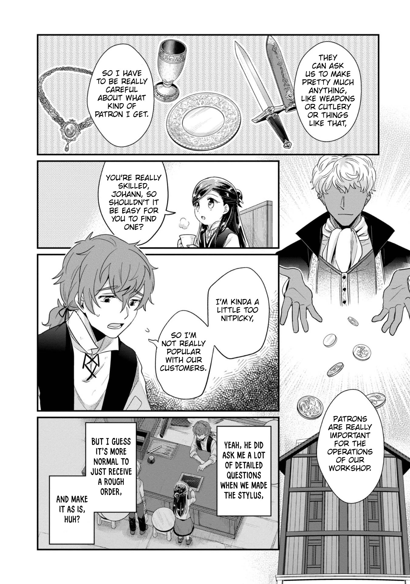 Ascendance of a Bookworm ~I'll Do Anything to Become a Librarian~ Part 2 「I'll Become a Shrine Maiden for Books!」 Chapter 40 page 5 - Chapter 40: Johann's Test and the Ink Association