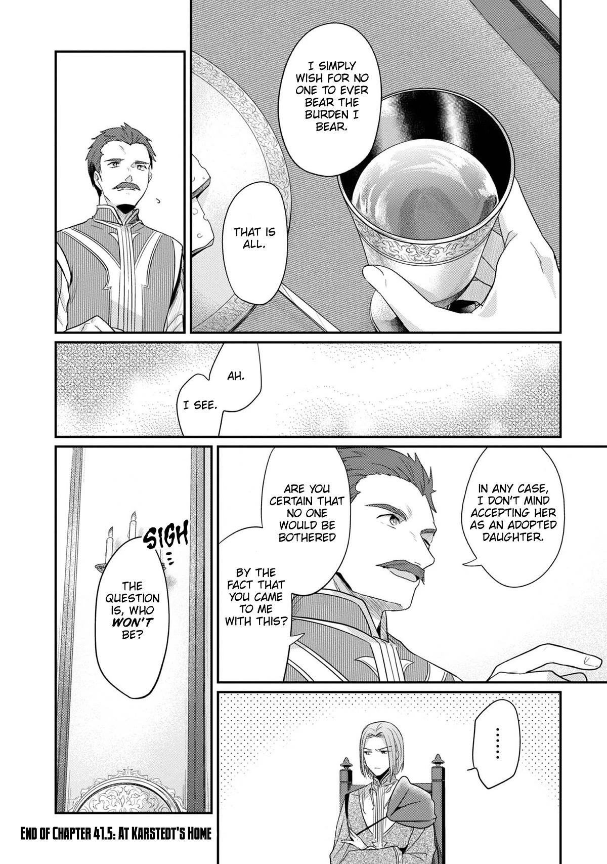 Ascendance of a Bookworm ~I'll Do Anything to Become a Librarian~ Part 2 「I'll Become a Shrine Maiden for Books!」 Chapter 41.5 page 13 - Chapter 41.5: At Karstedt's Home