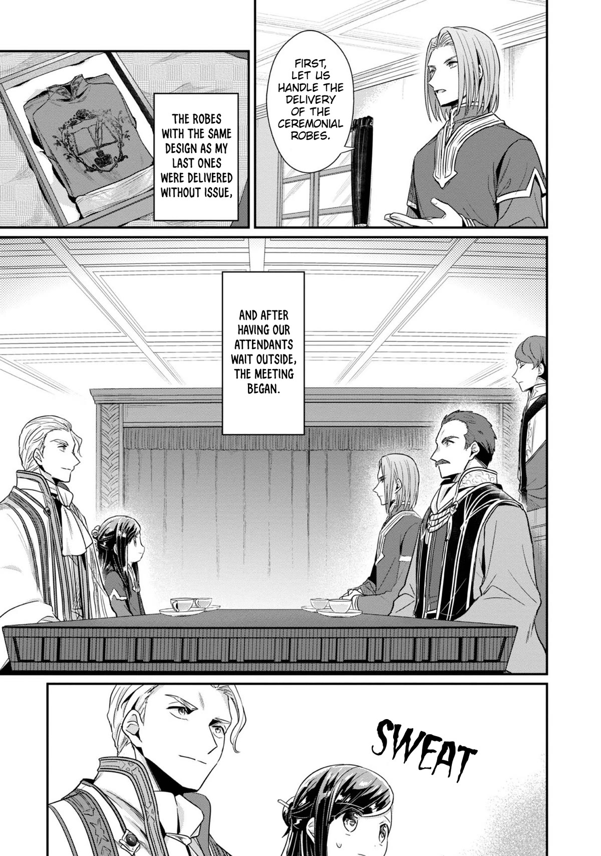 Ascendance of a Bookworm ~I'll Do Anything to Become a Librarian~ Part 2 「I'll Become a Shrine Maiden for Books!」 Chapter 42 page 12 - Chapter 42: The Knight Order's Punishment and My Future